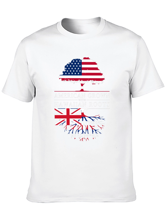 American Grown with Hawaiian Roots T-Shirt