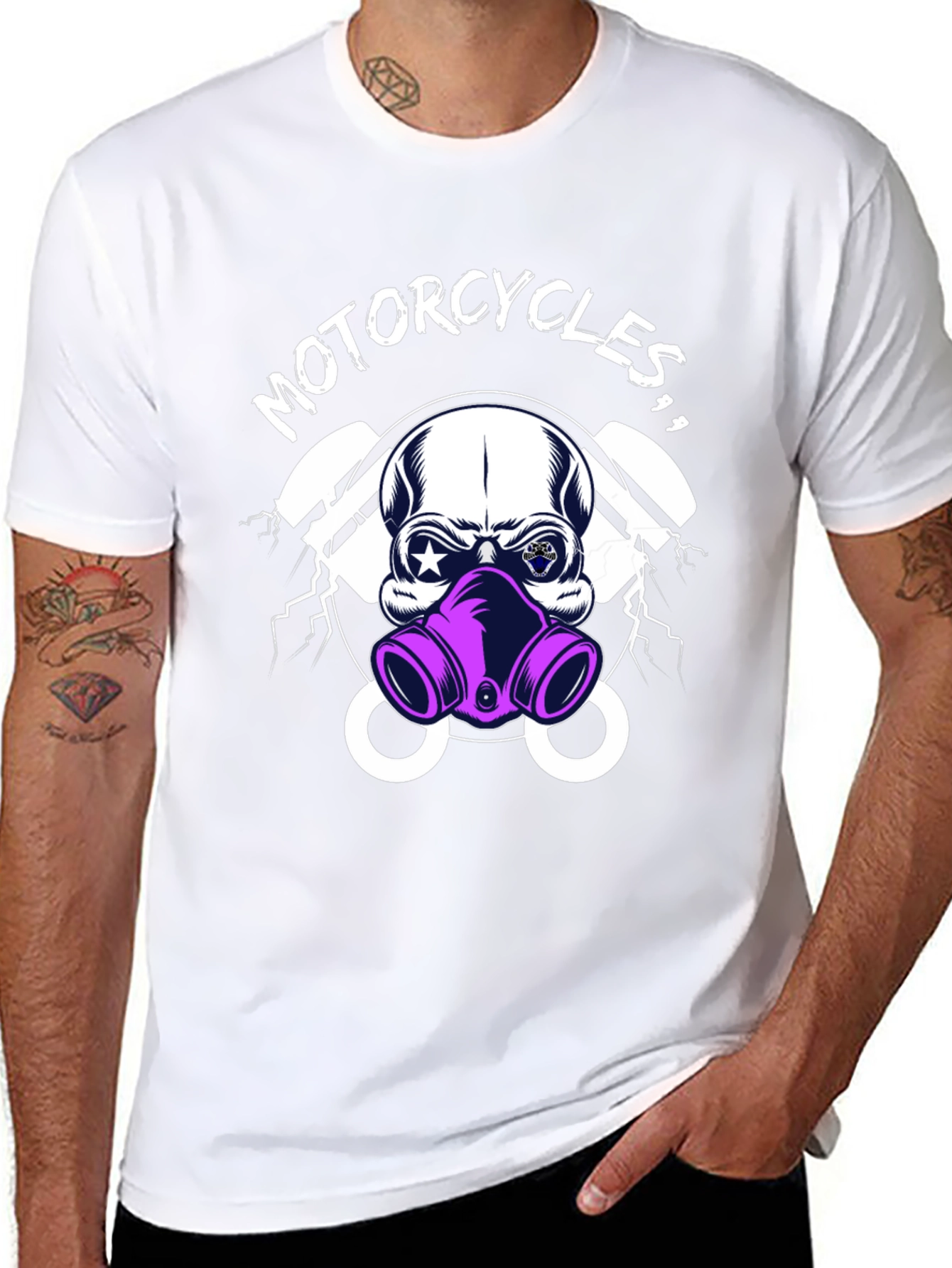 Skull Motorcycles T-Shirt