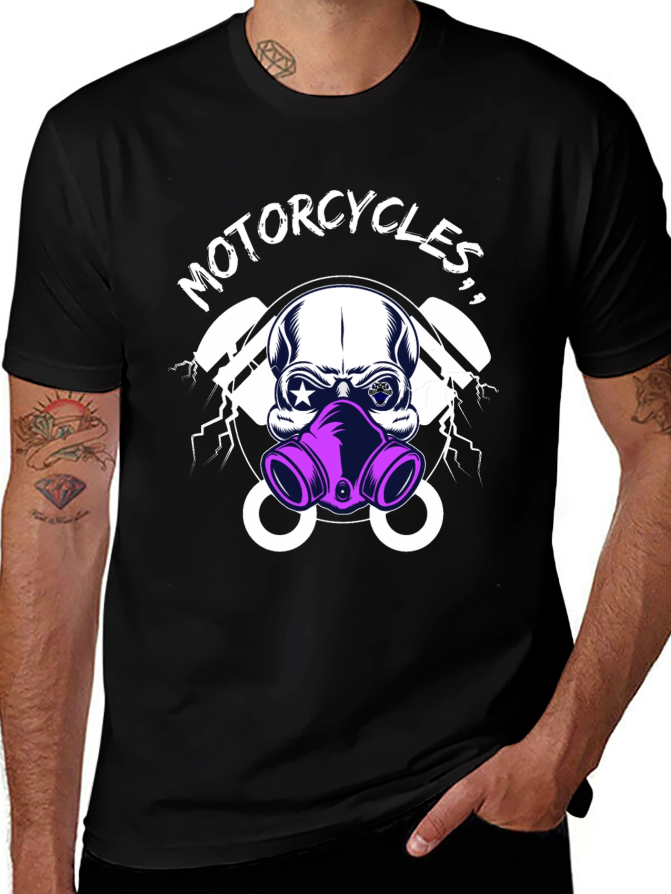 Skull Motorcycles T-Shirt