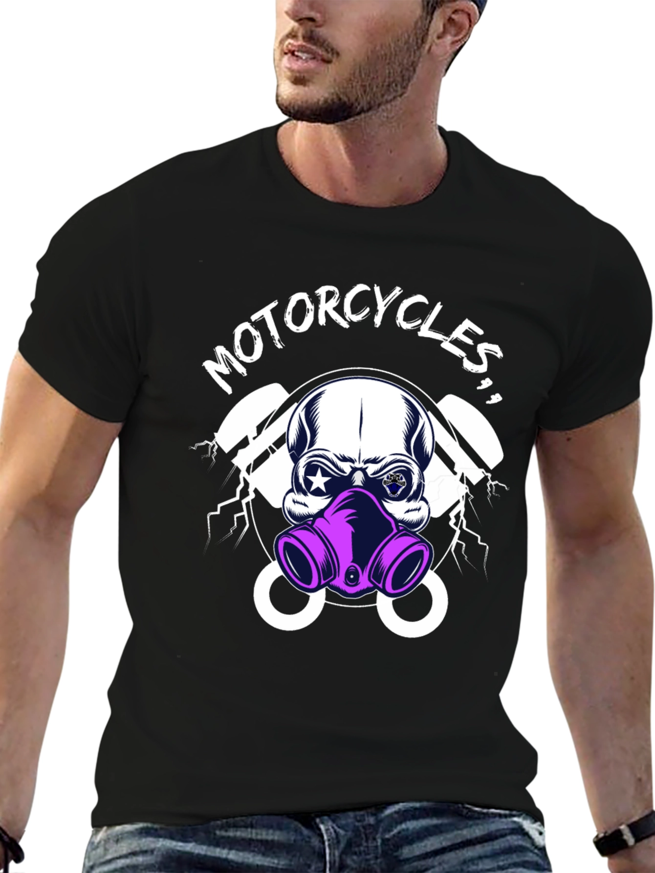 Skull Motorcycles T-Shirt