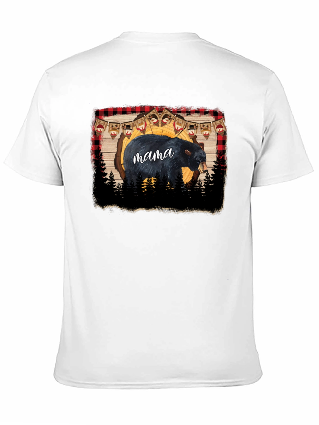 Mama Bear Graphic Tee - Black