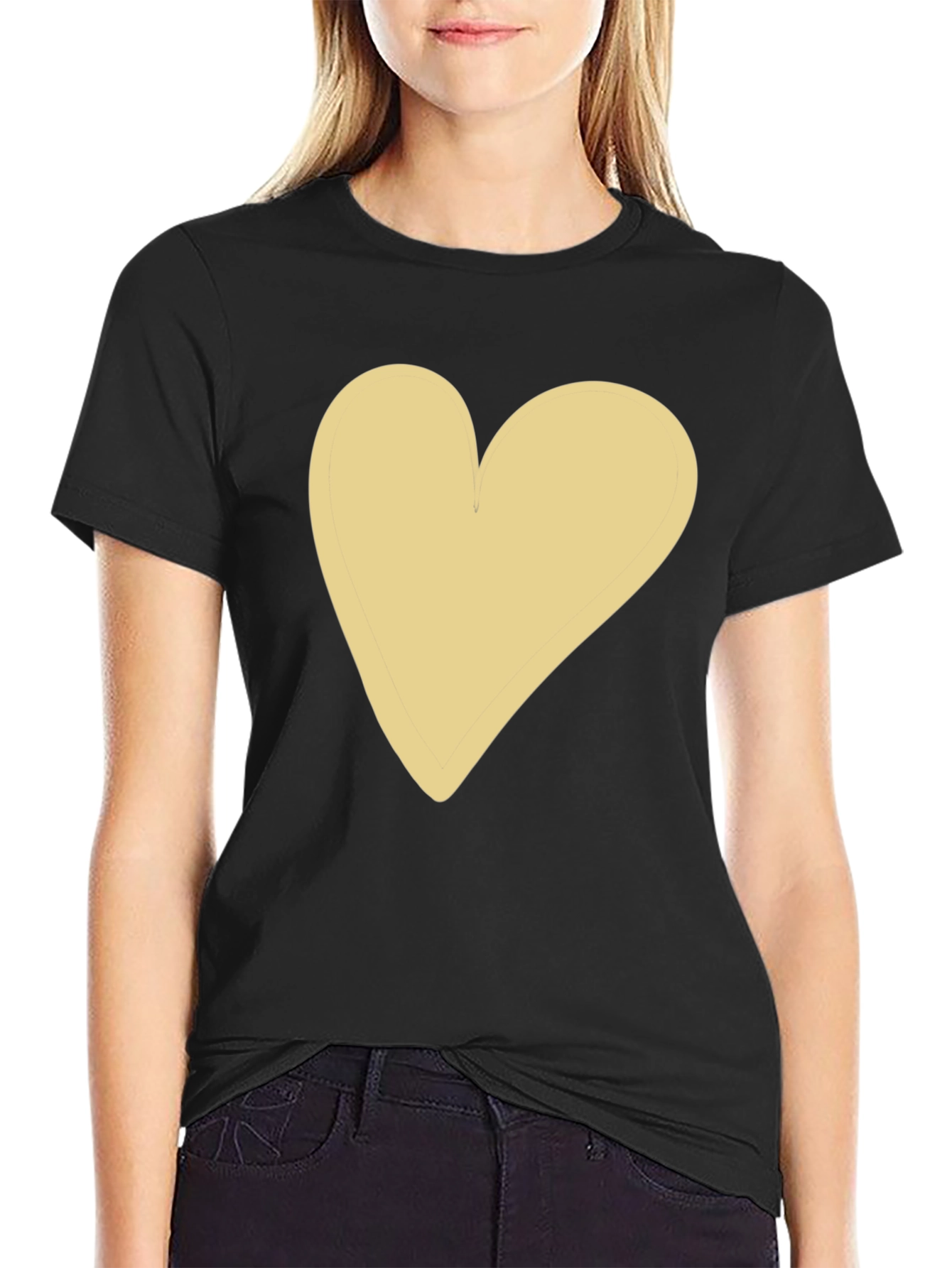 Black Heart Tee - Stylish Casual Wear