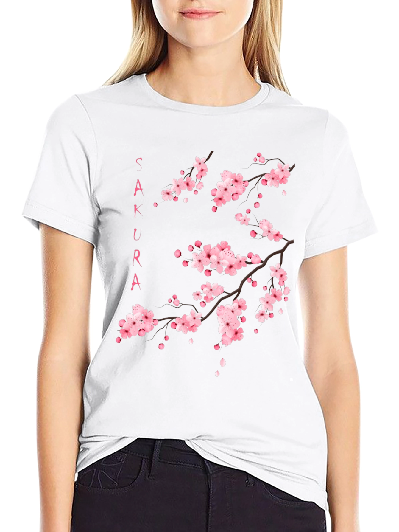 Sakura Blossom T-Shirt - Japanese Cherry Tree Design