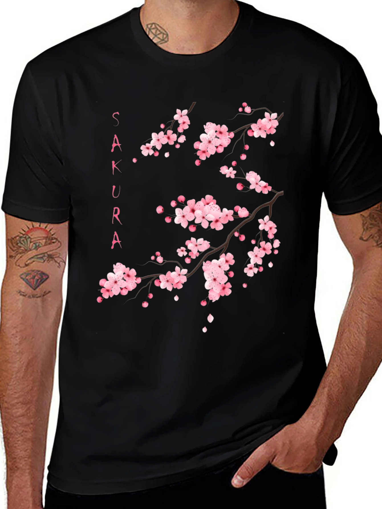 Sakura Blossom T-Shirt - Japanese Cherry Tree Design