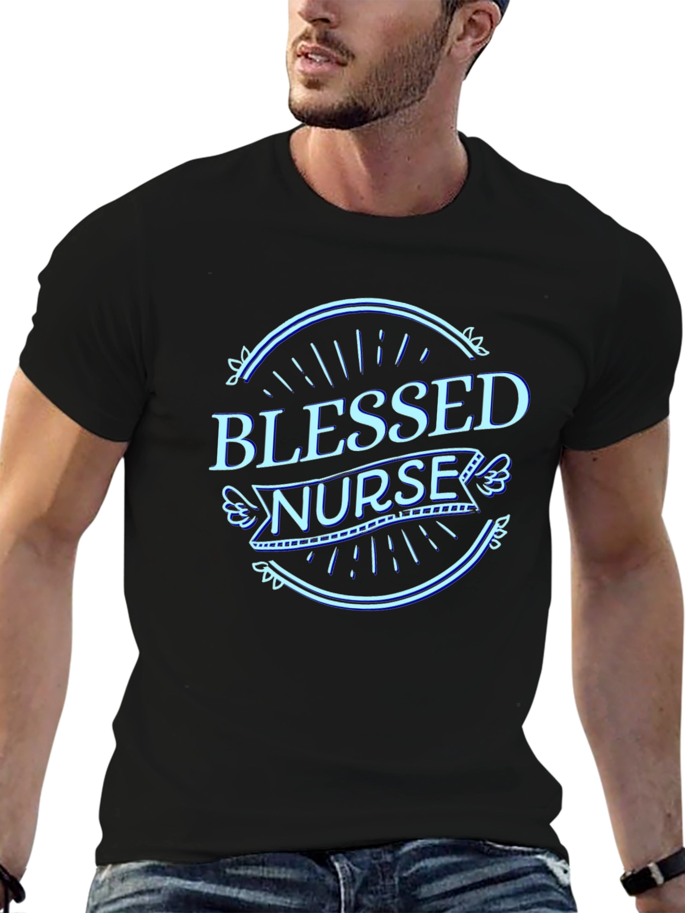 Blessed Nurse Graphic Tee - Unisex Short Sleeve