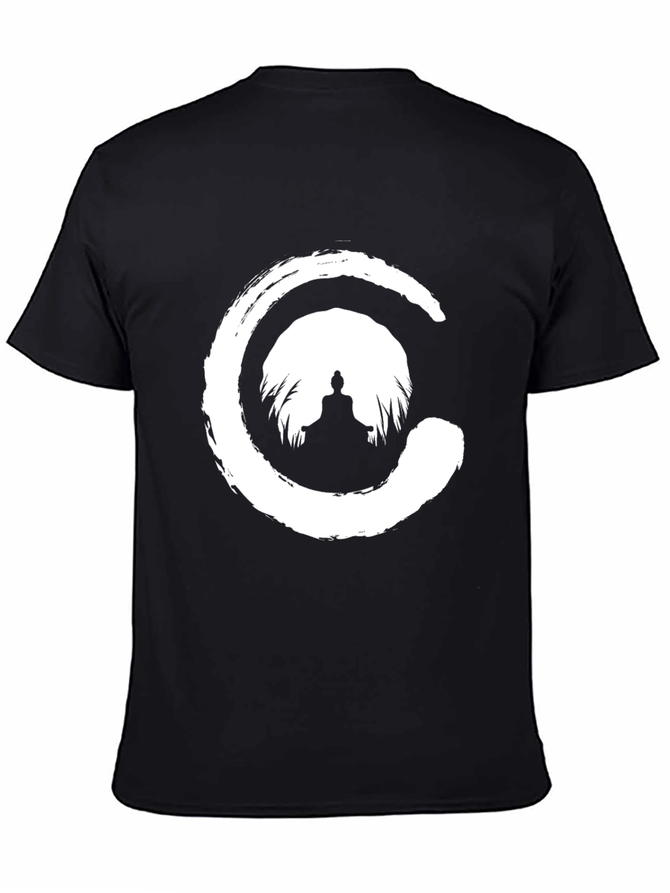 Zen Circle T-Shirt - Black - Meditation
