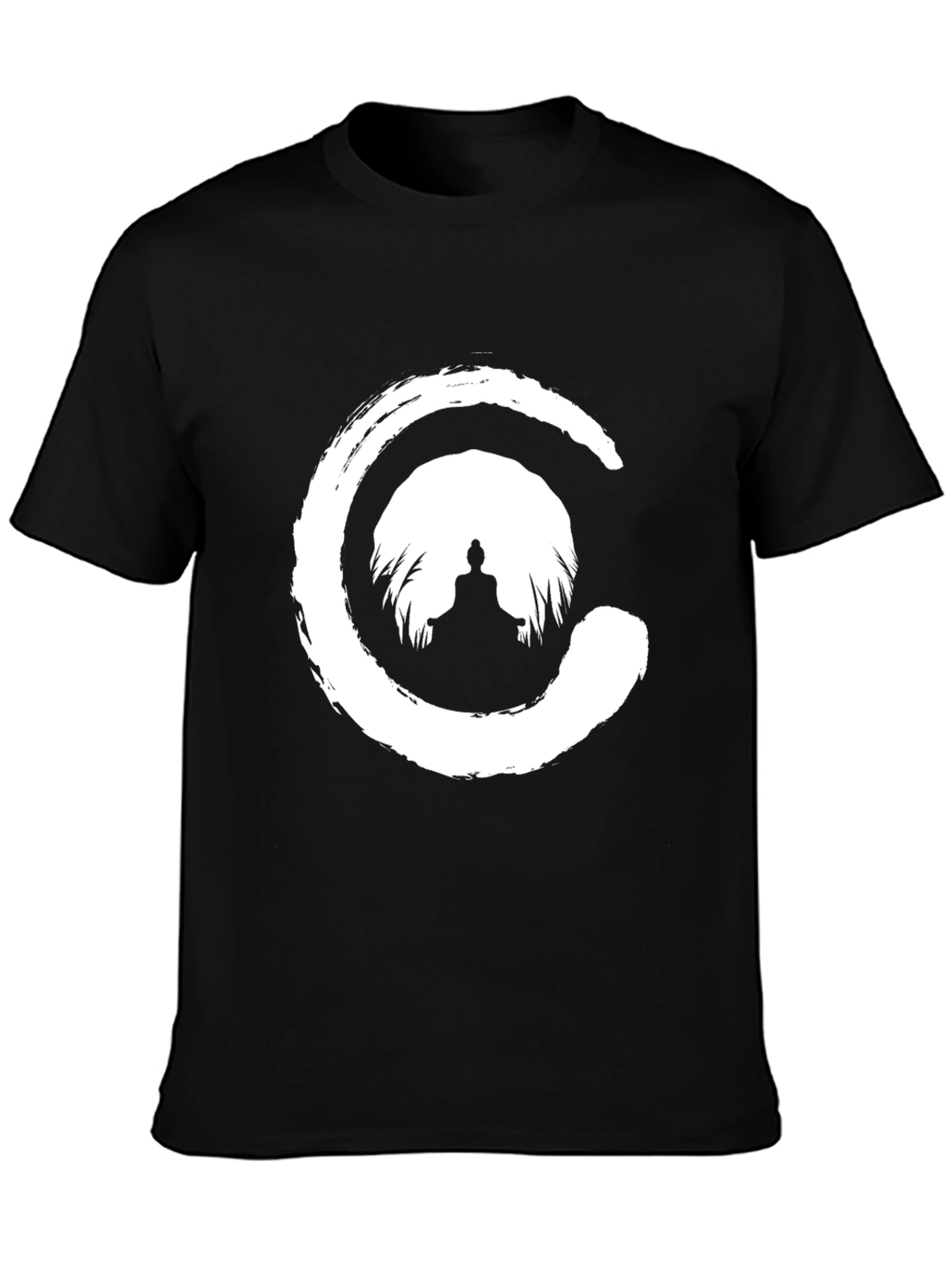 Zen Circle T-Shirt - Black - Meditation