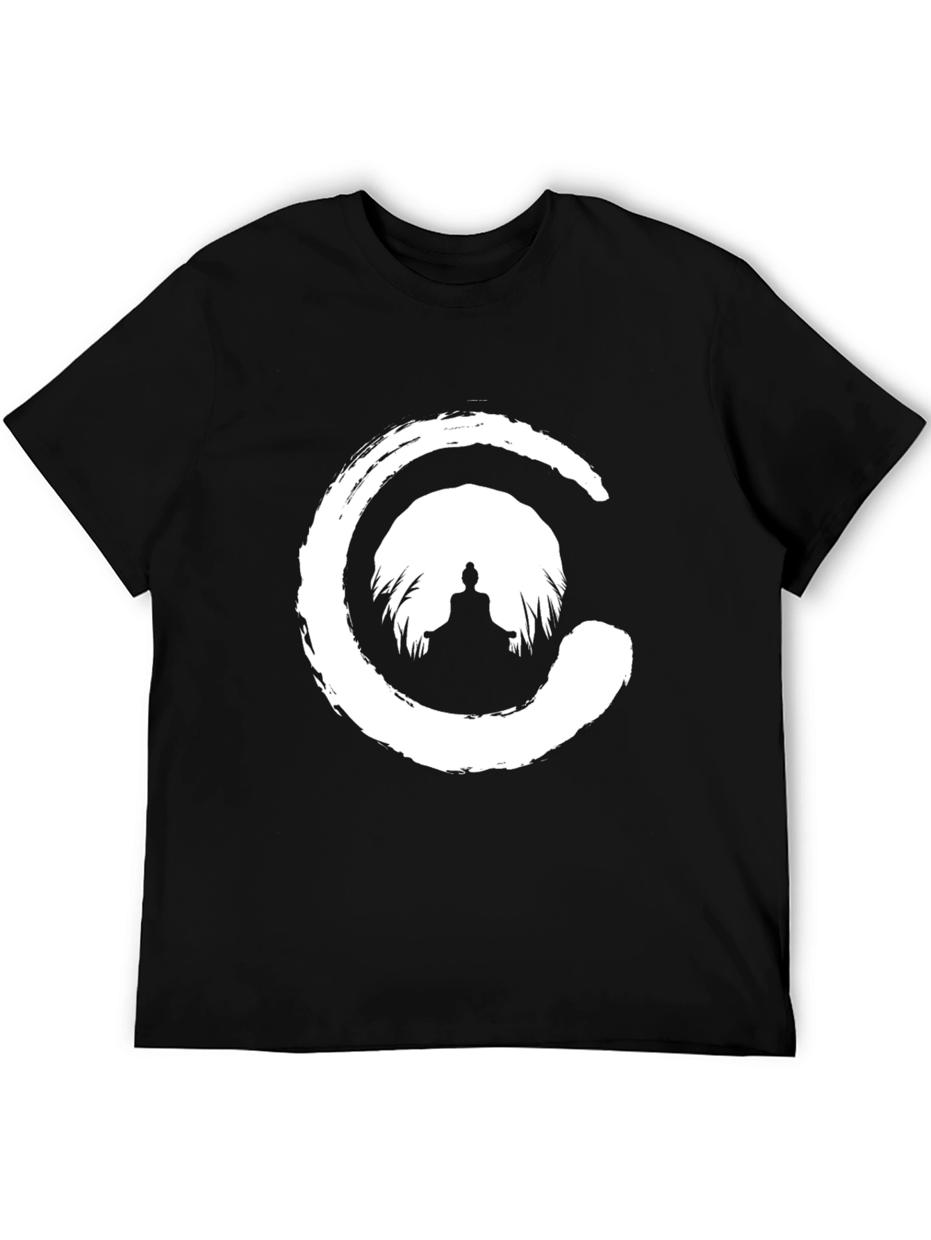 Zen Circle T-Shirt - Black - Meditation