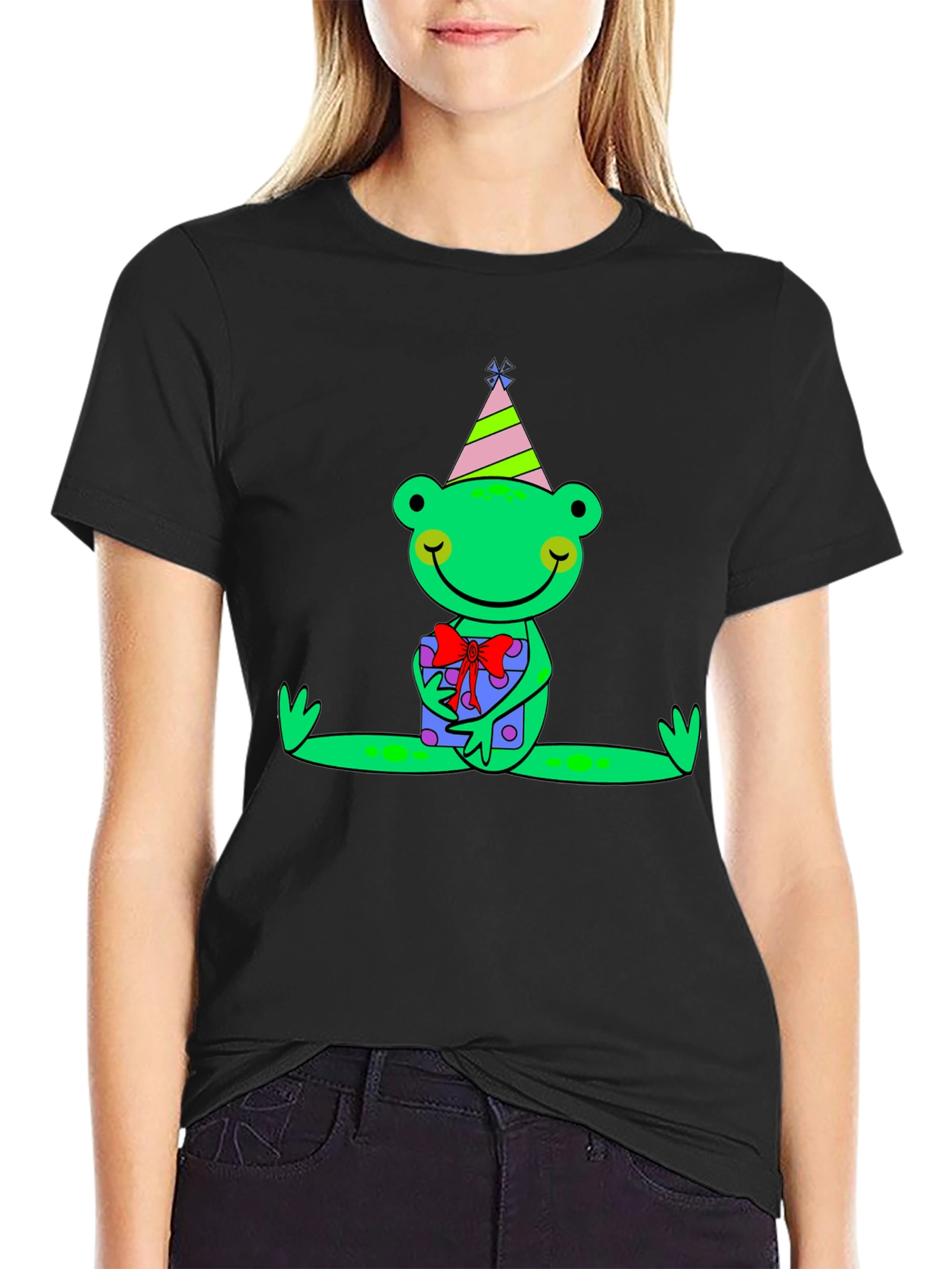 Party Frog Graphic Tee - Unique Birthday Gift