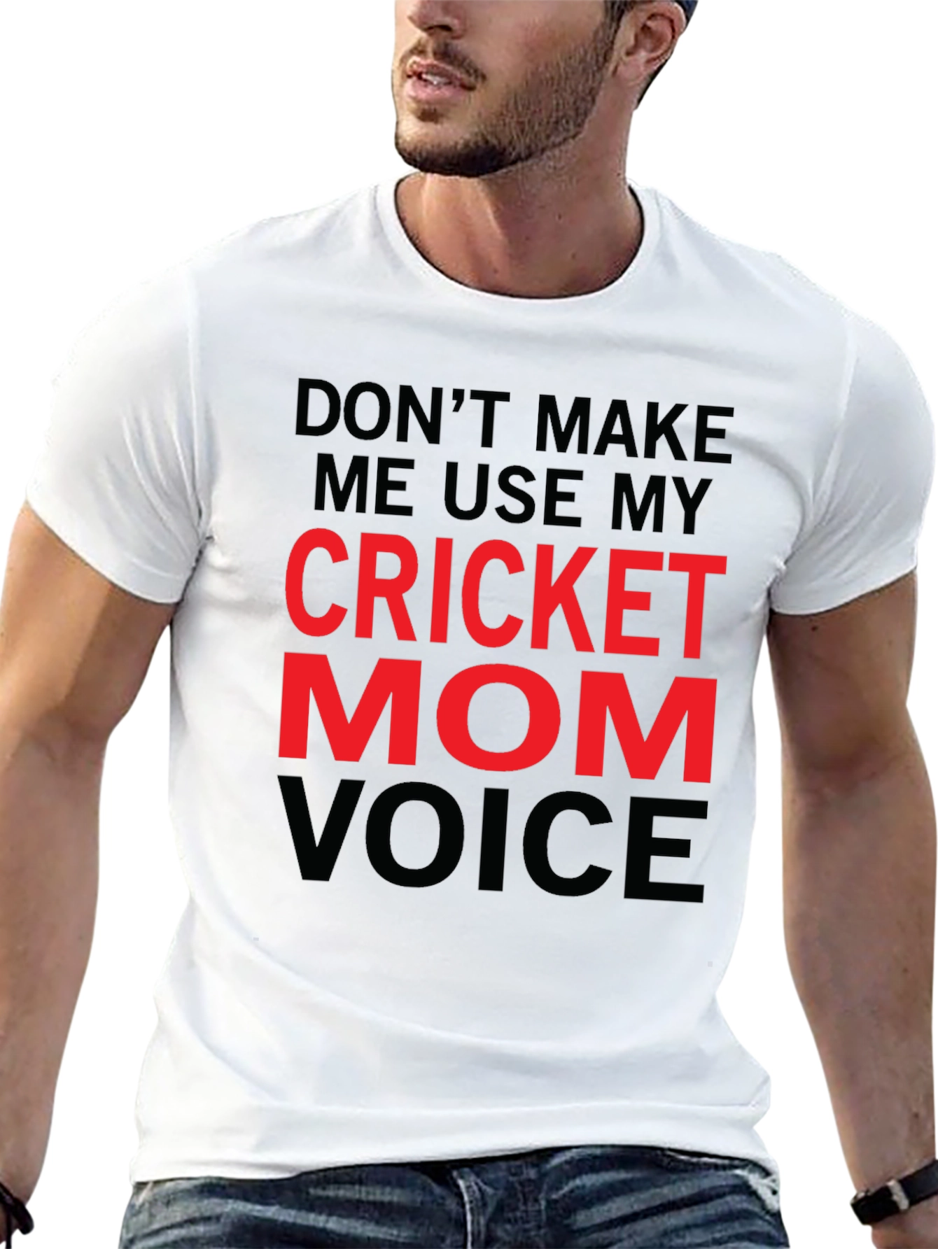 Cricket Mom Voice T-Shirt - Funny Novelty Tee