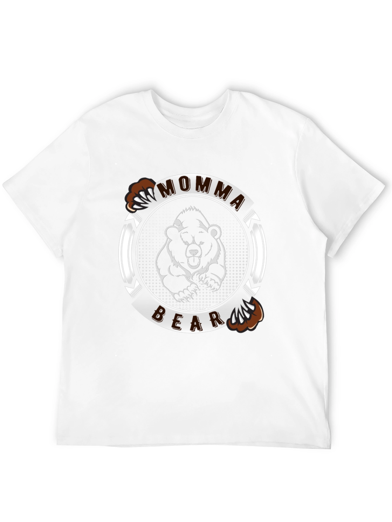 Momma Bear Graphic Tee - Perfect for Mothers