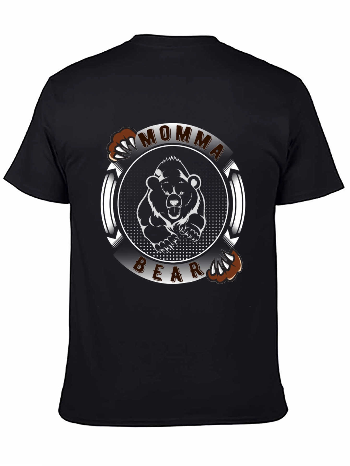 Momma Bear Graphic Tee - Perfect for Mothers