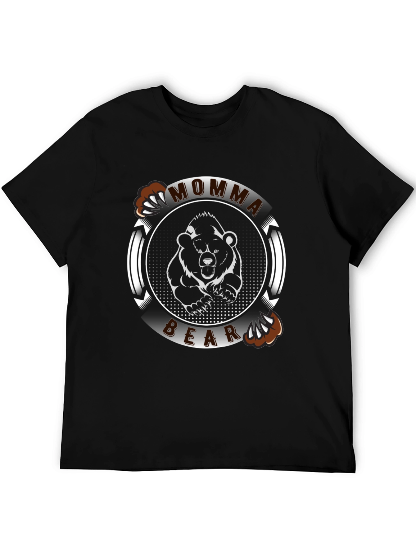 Momma Bear Graphic Tee - Perfect for Mothers