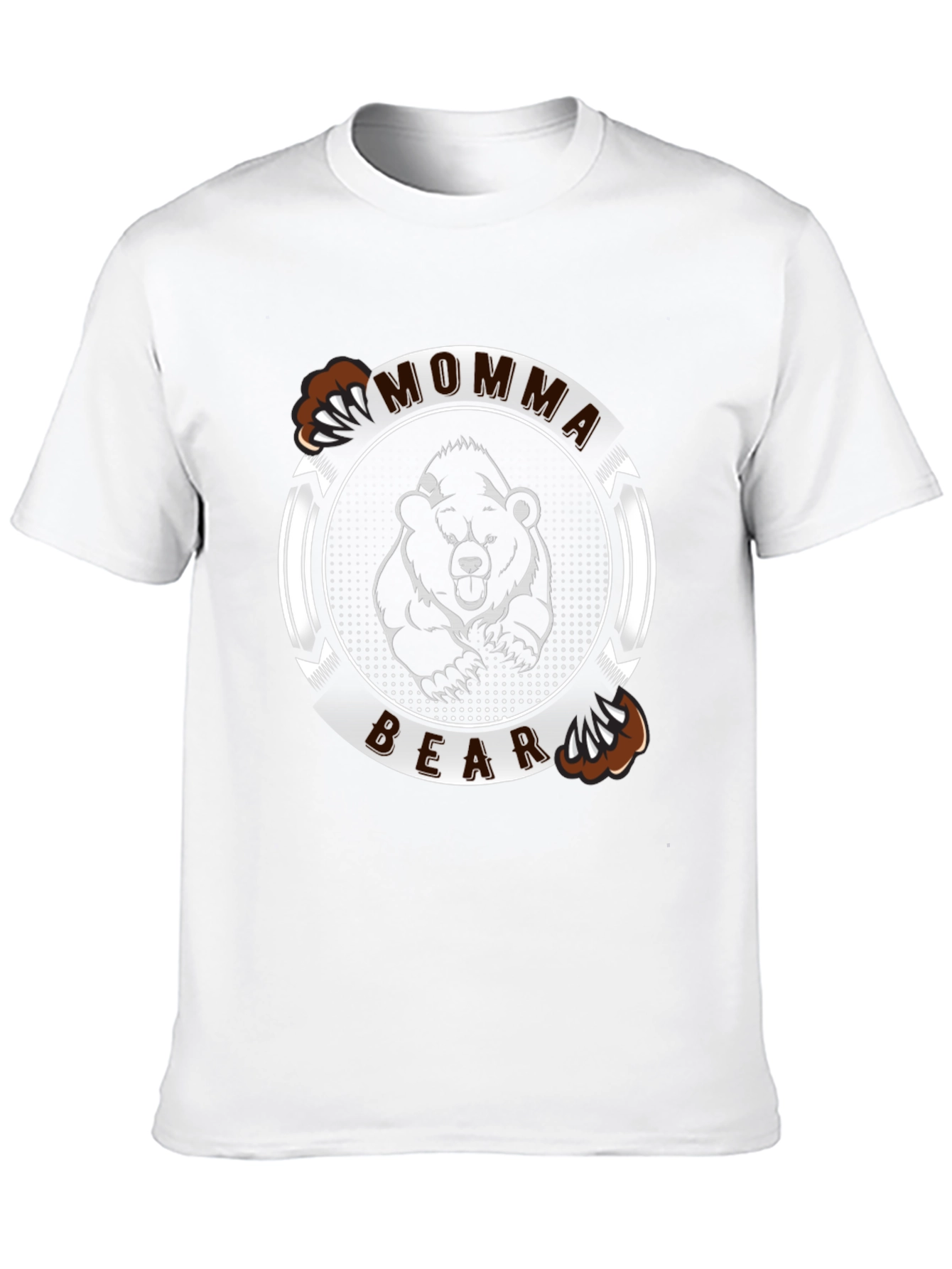 Momma Bear Graphic Tee - Perfect for Mothers