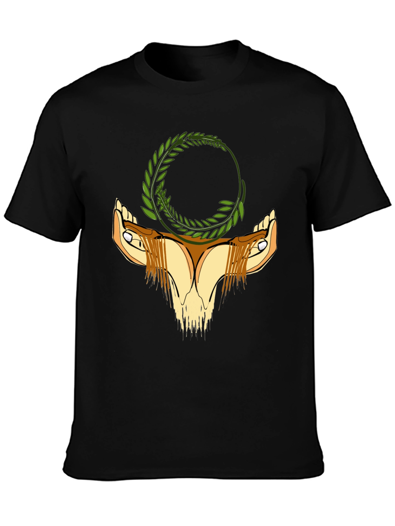 Nature Hands Graphic Tee - Black