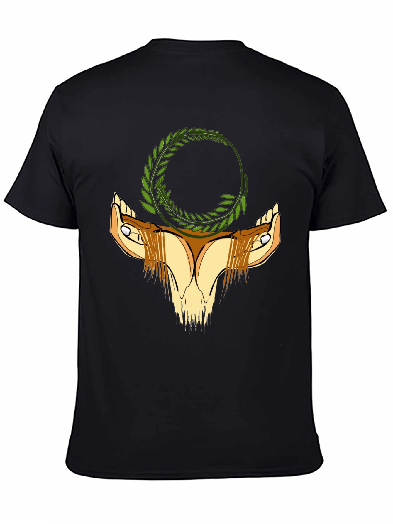 Nature Hands Graphic Tee - Black