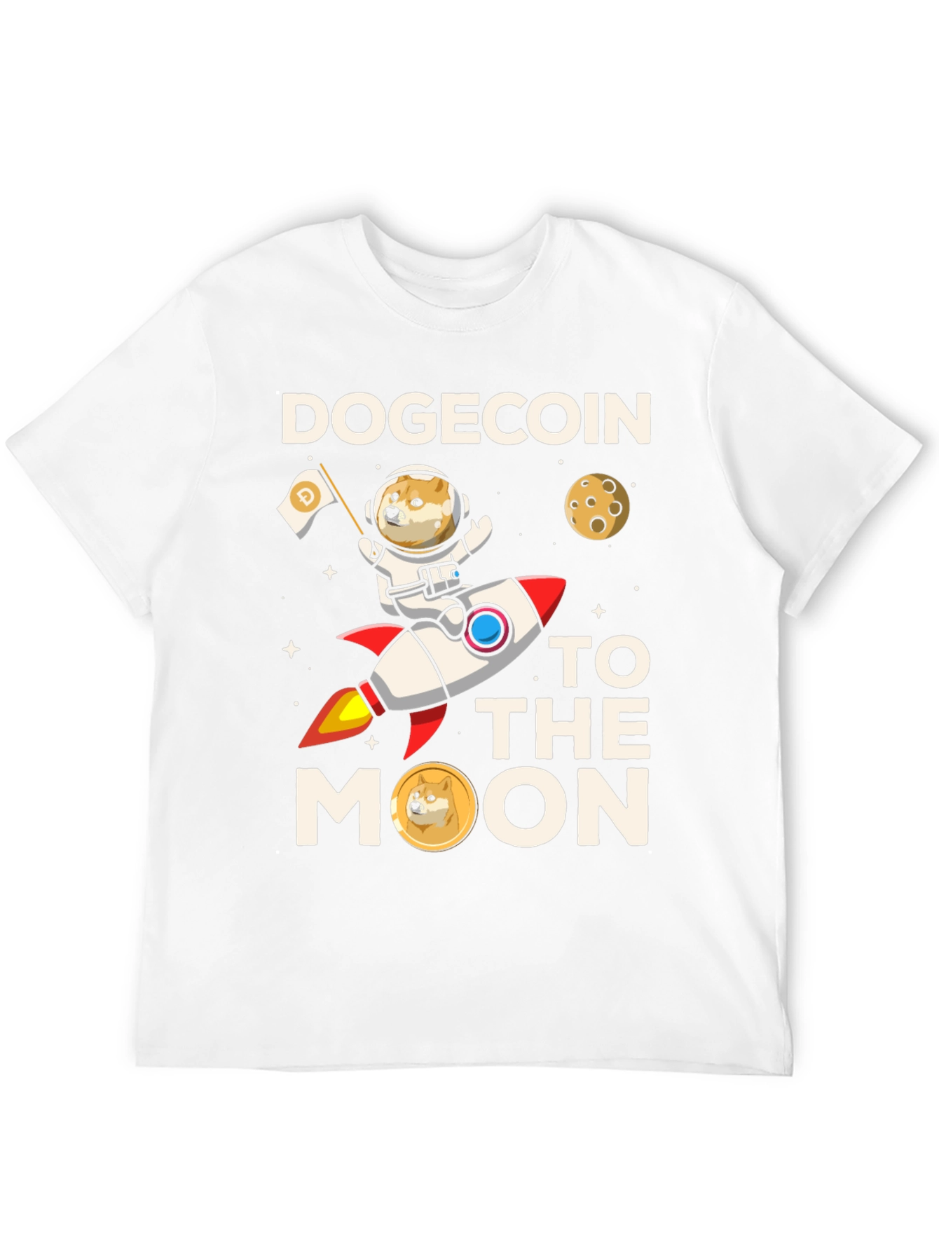 Dogecoin to the Moon T-Shirt