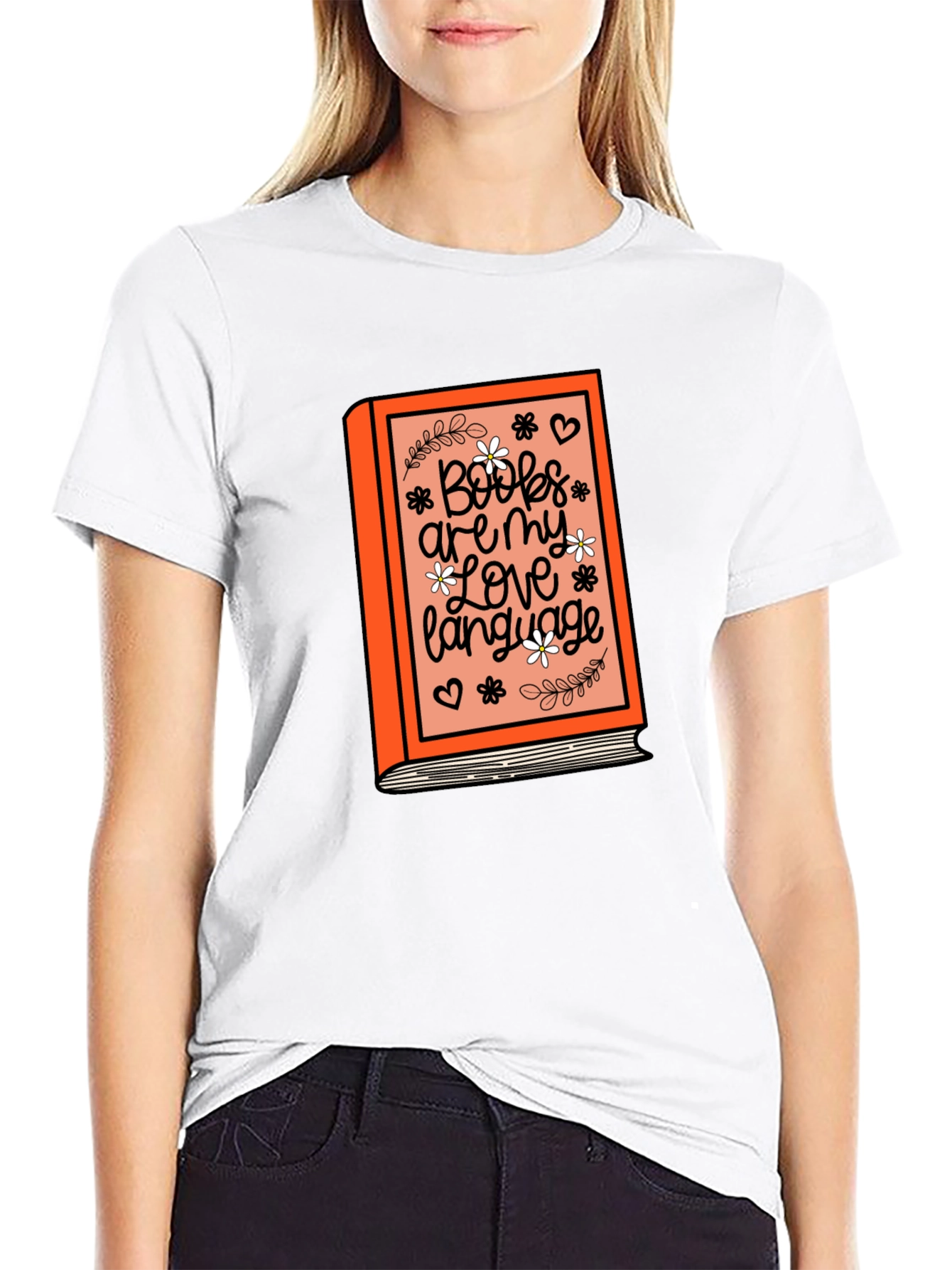 Books Are My Love Language Graphic T-Shirt