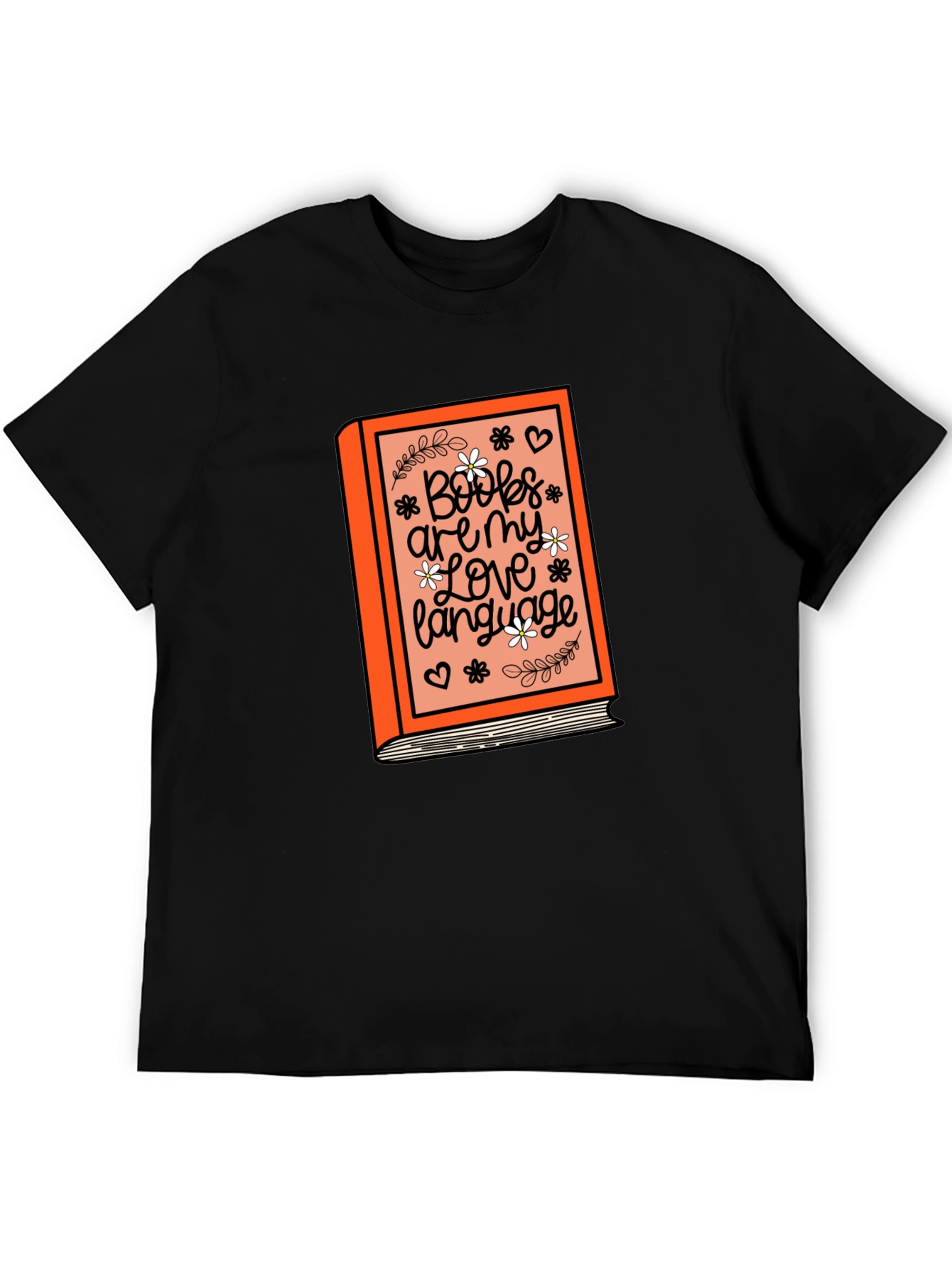 Books Are My Love Language Graphic T-Shirt