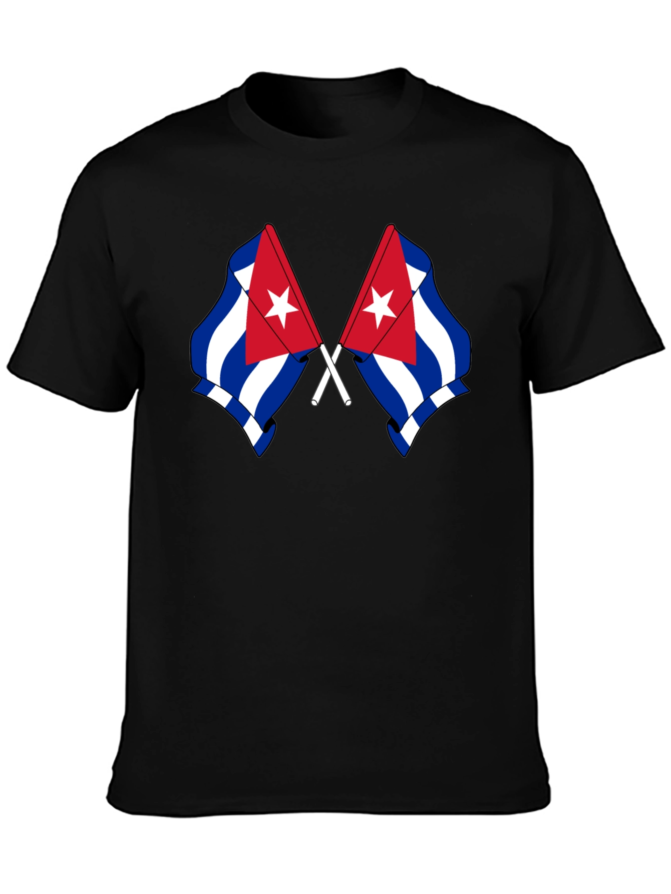 Cuban Flag Graphic Tee - Stylish & Patriotic