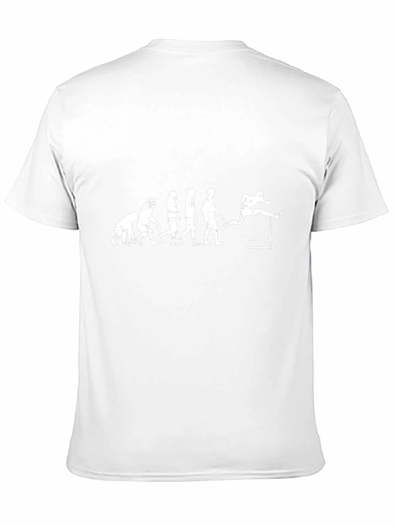 Evolution of Hurdler Graphic T-Shirt - Black