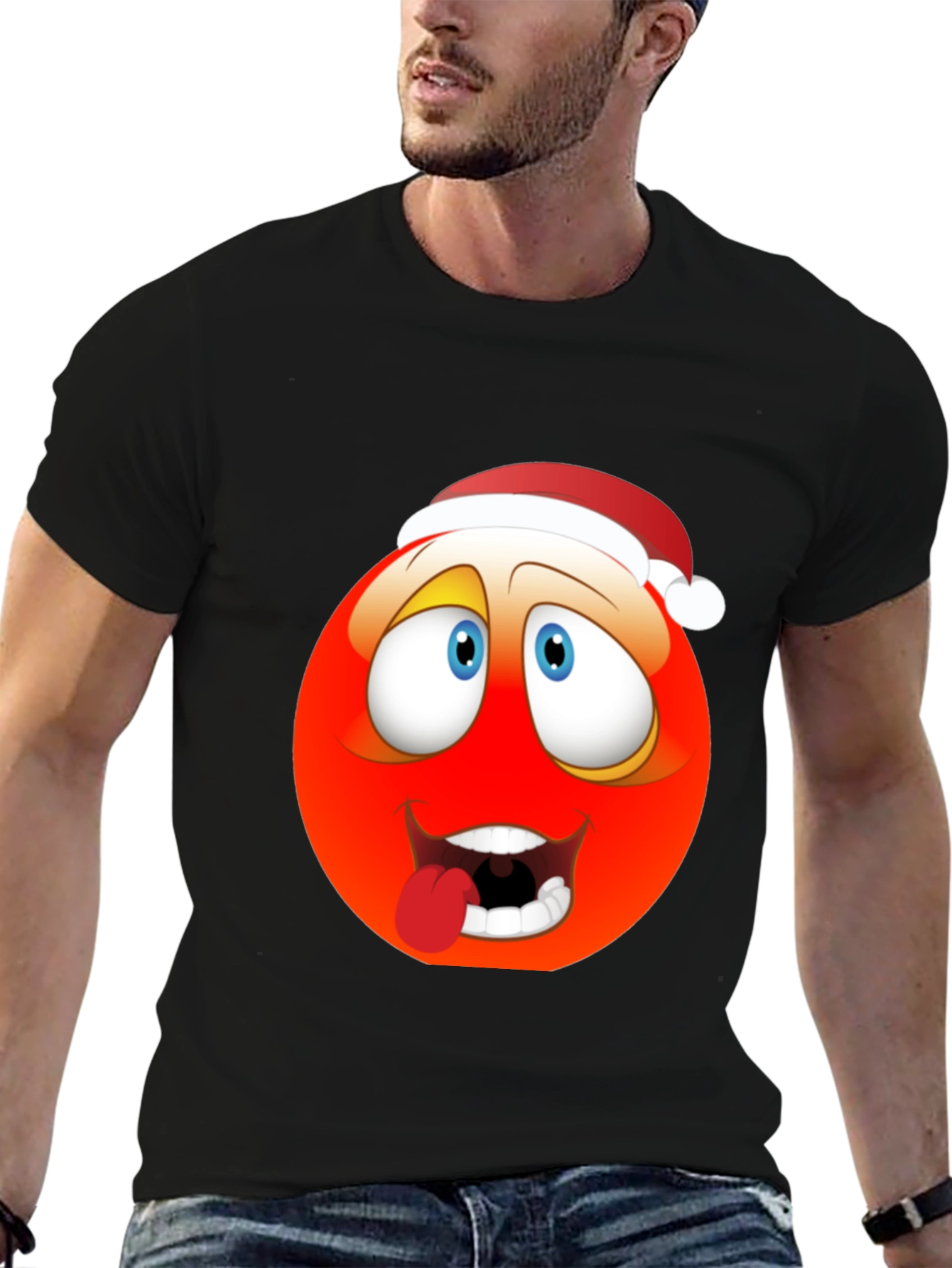 Funny Emoji Christmas T-Shirt