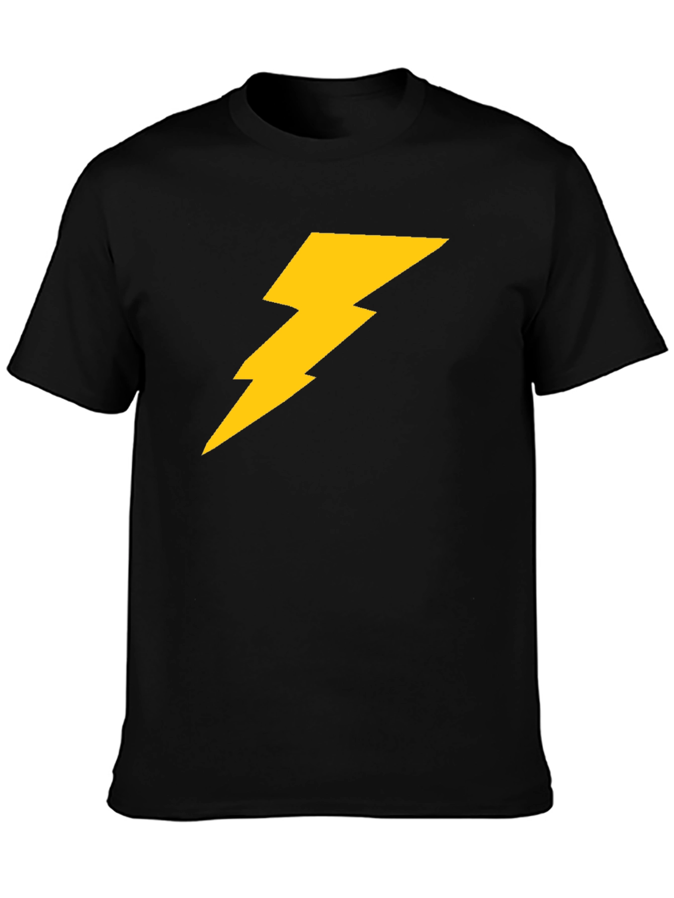 Lightning Bolt Graphic Tee - Black