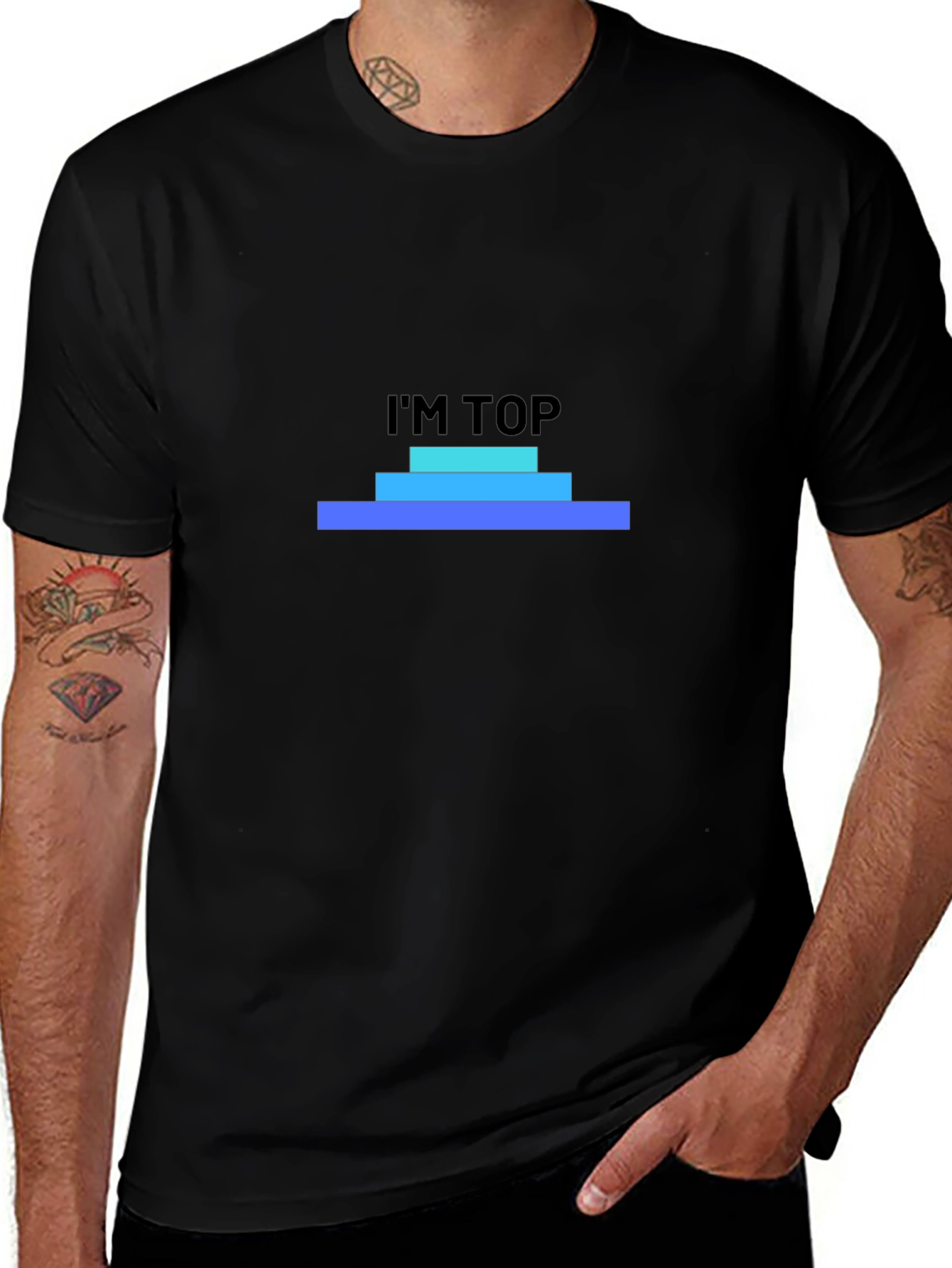 Im Top Black T-Shirt