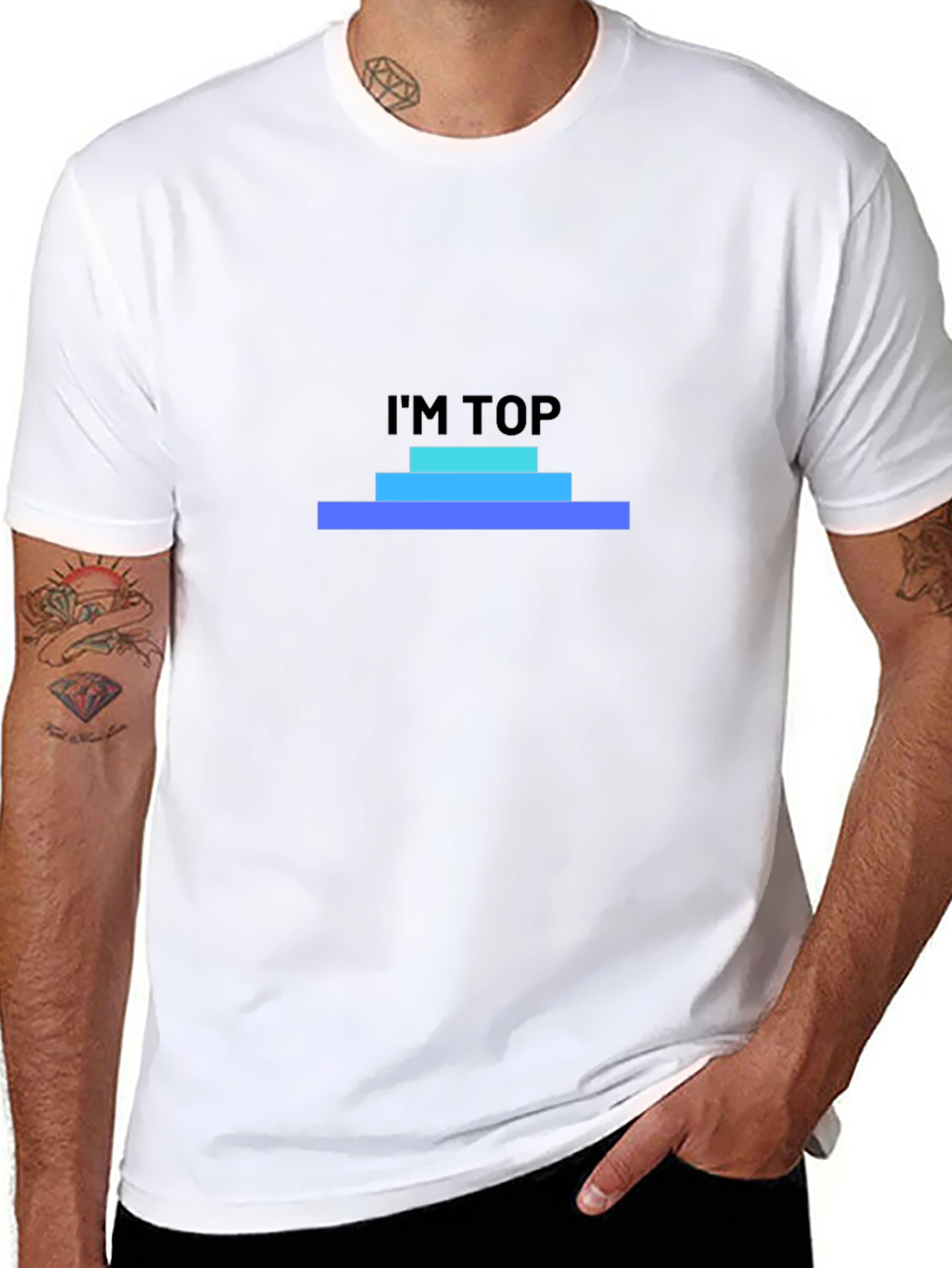 Im Top Black T-Shirt