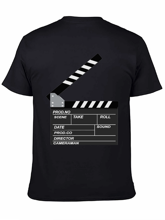 Film Slate Graphic T-Shirt - Movie Lover Tee