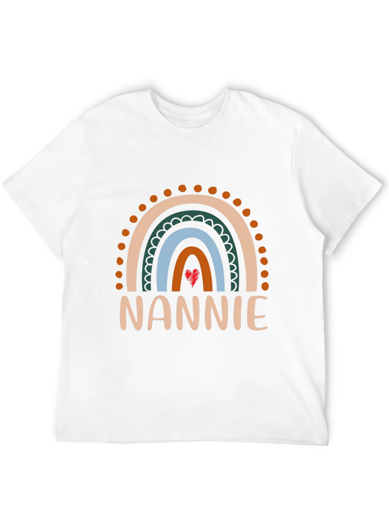 Nannie Rainbow Graphic T-Shirt - Black