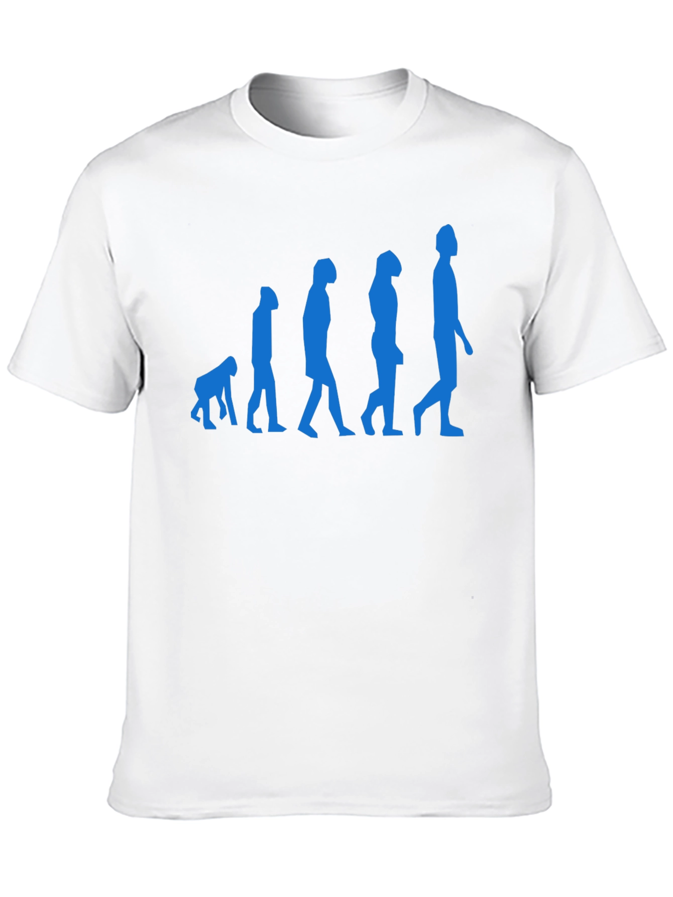 Evolution of Man Black Graphic Tee