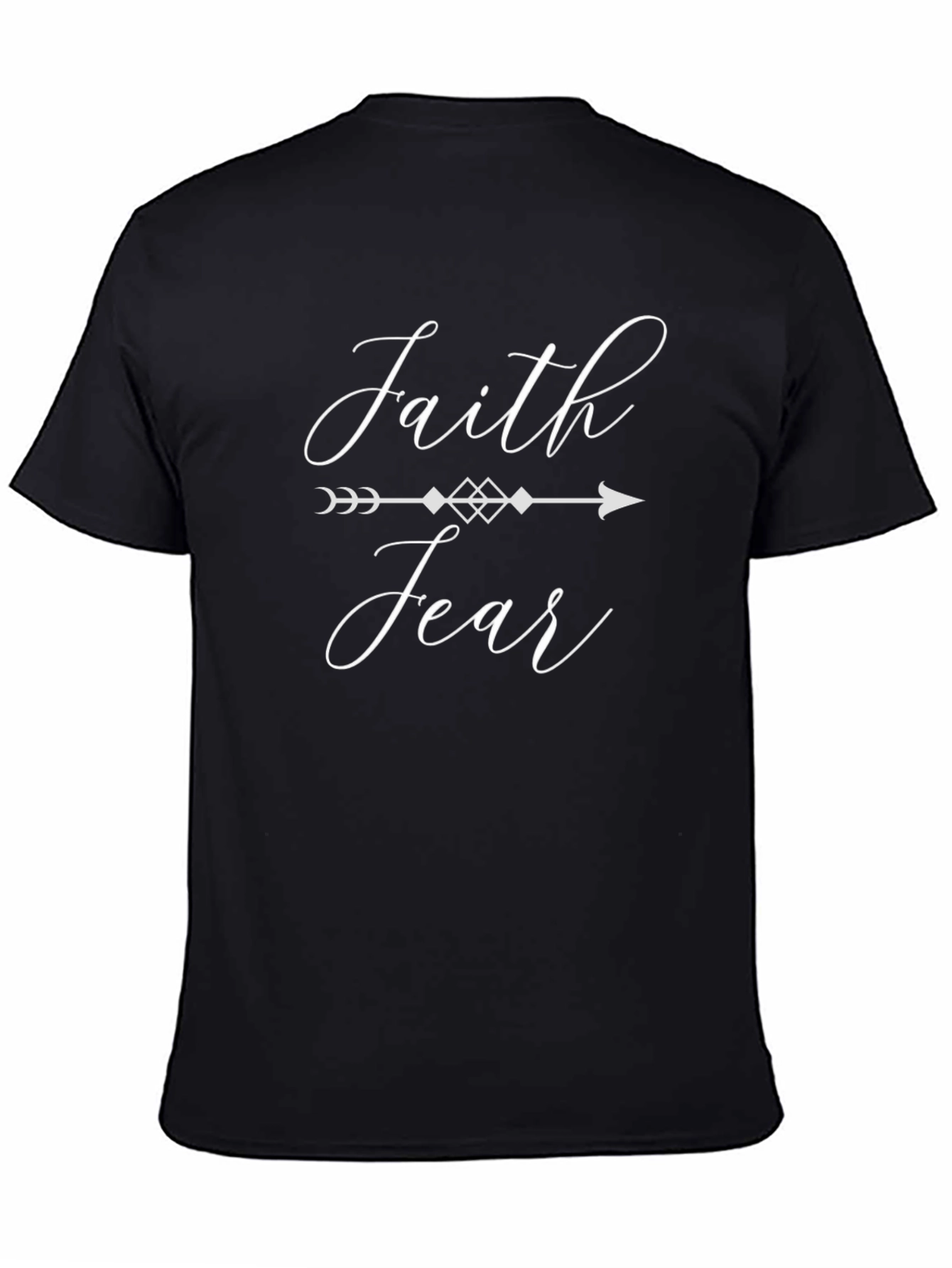 Faith Over Fear Graphic Tee - Soft Cotton Blend