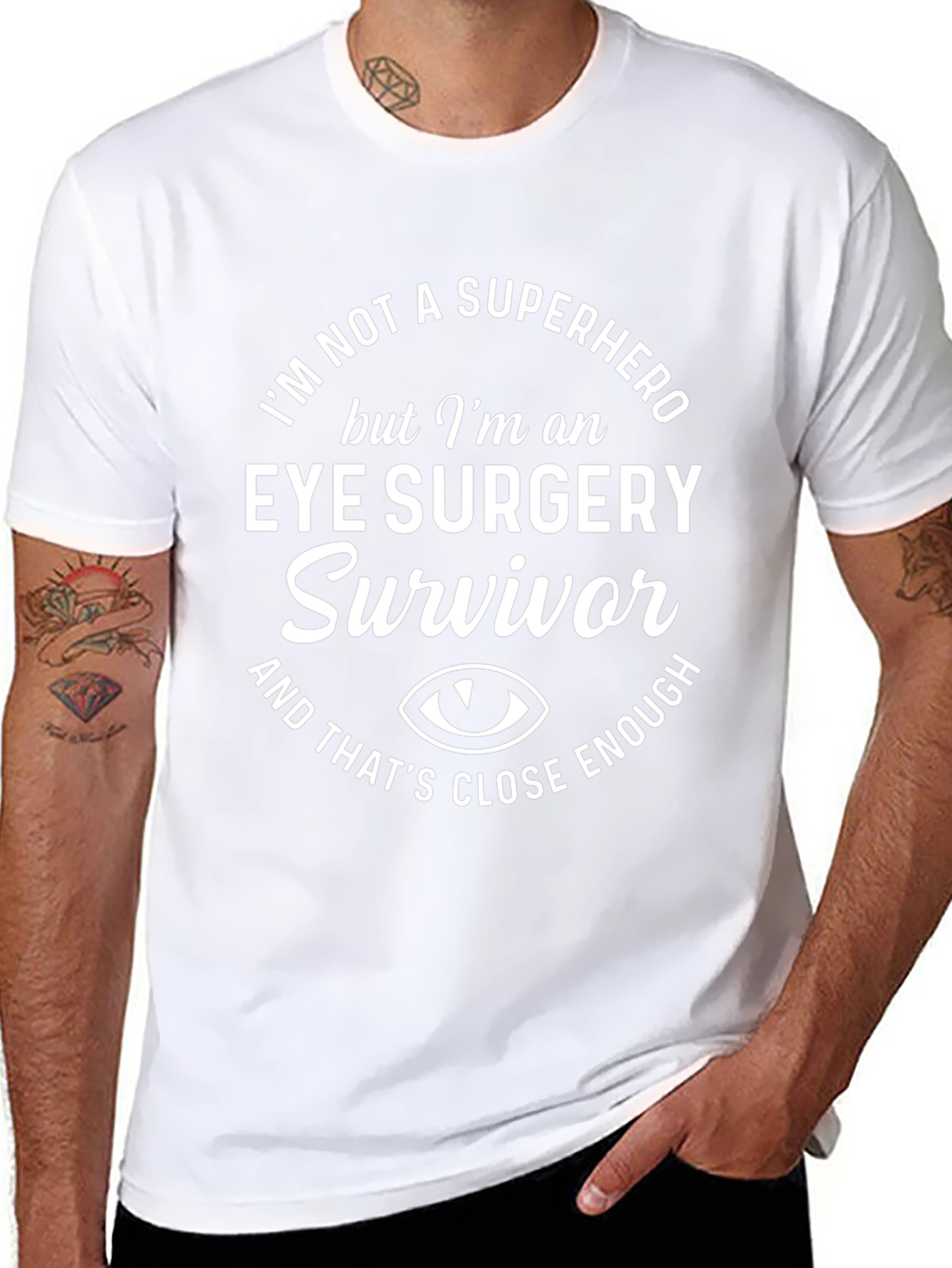 Eye Surgery Survivor T-Shirt - Superhero Alternative