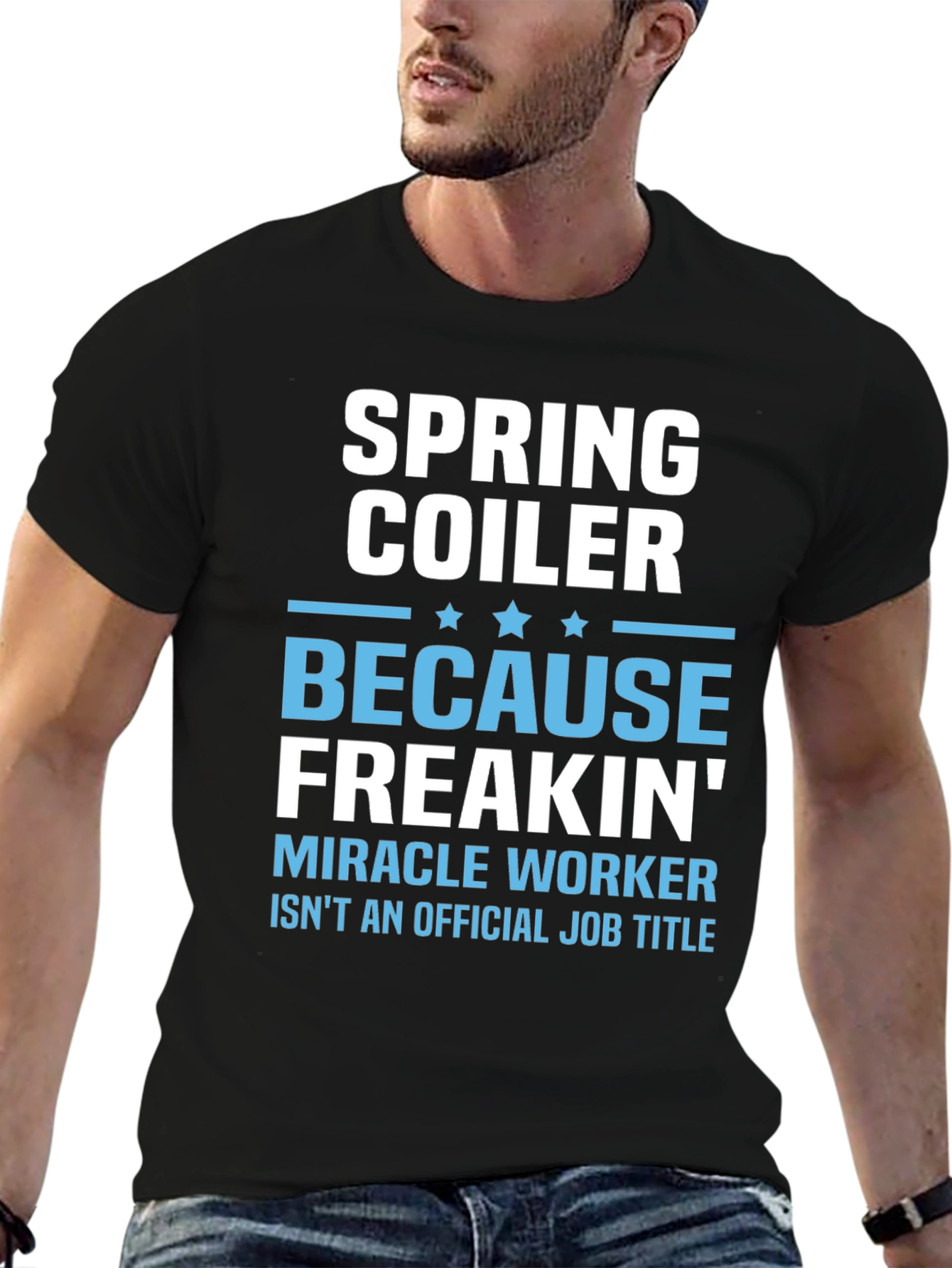 Spring Coiler Job Title T-Shirt