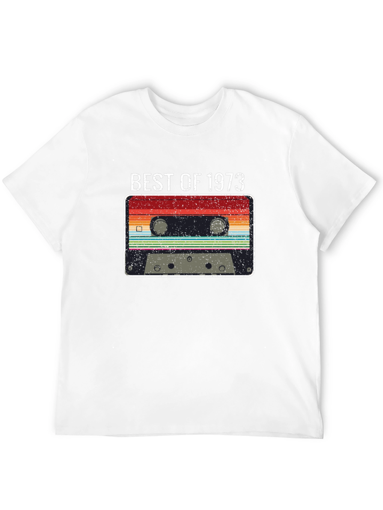 Best of 1973 Retro Cassette Tape Graphic T-Shirt