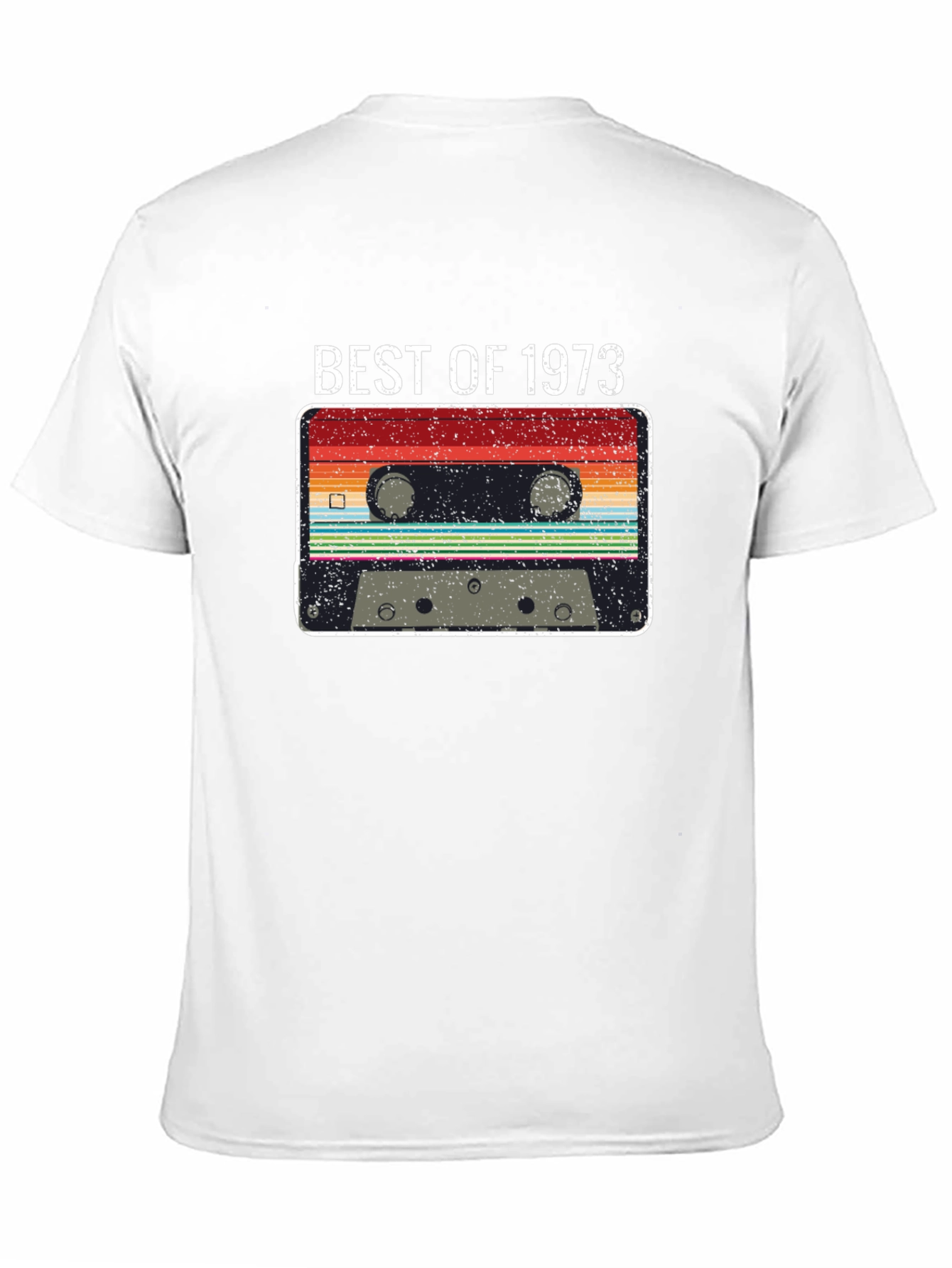 Best of 1973 Retro Cassette Tape Graphic T-Shirt