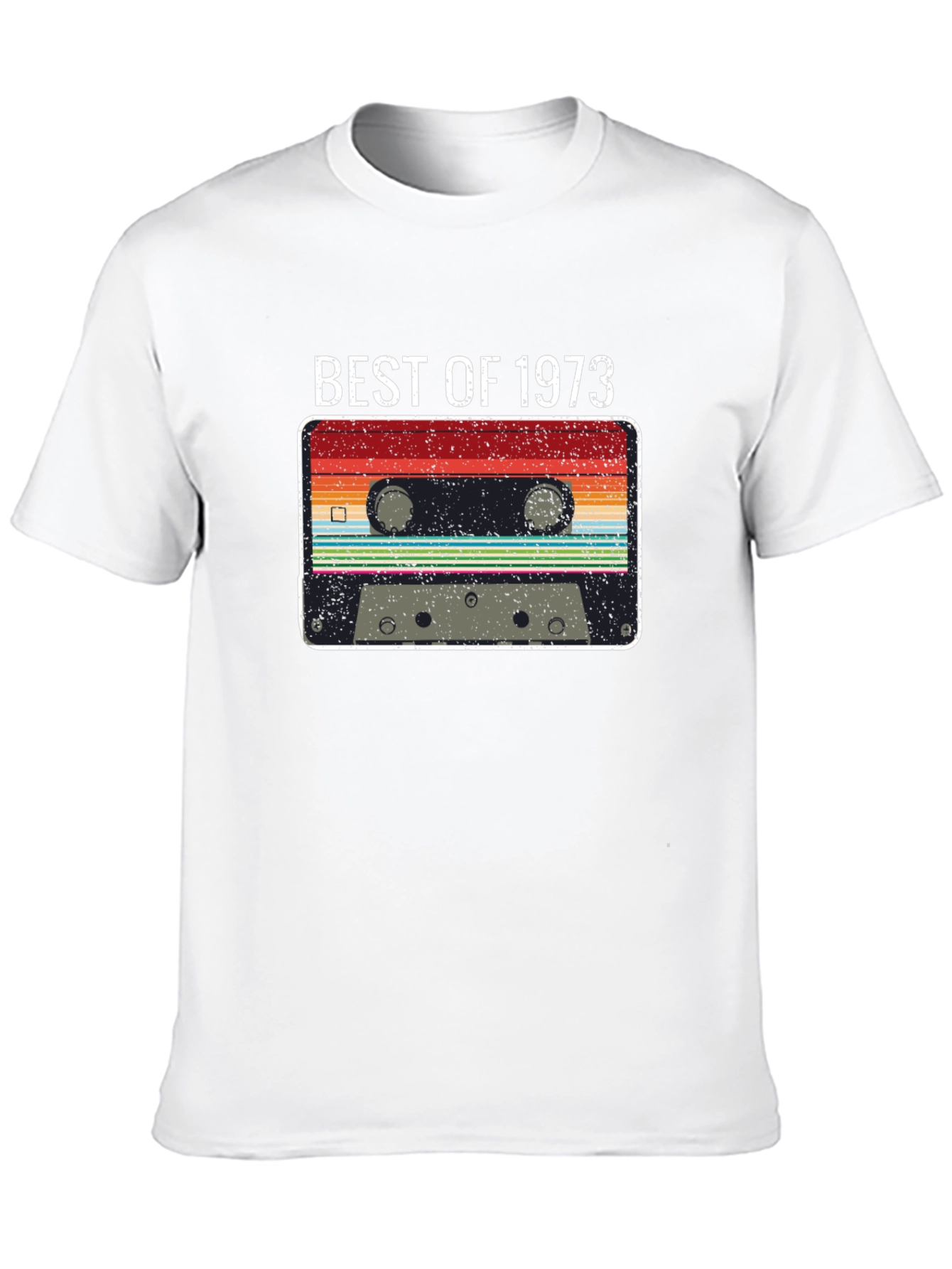 Best of 1973 Retro Cassette Tape Graphic T-Shirt