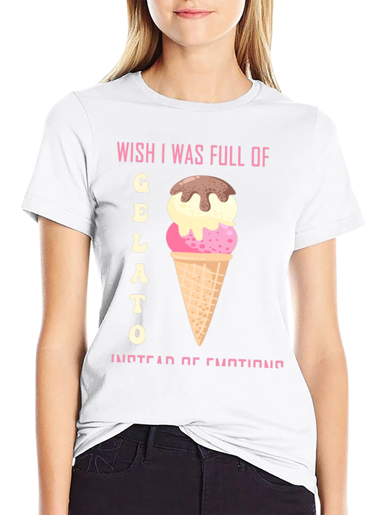 Wish I Was Full of Gelato T-Shirt