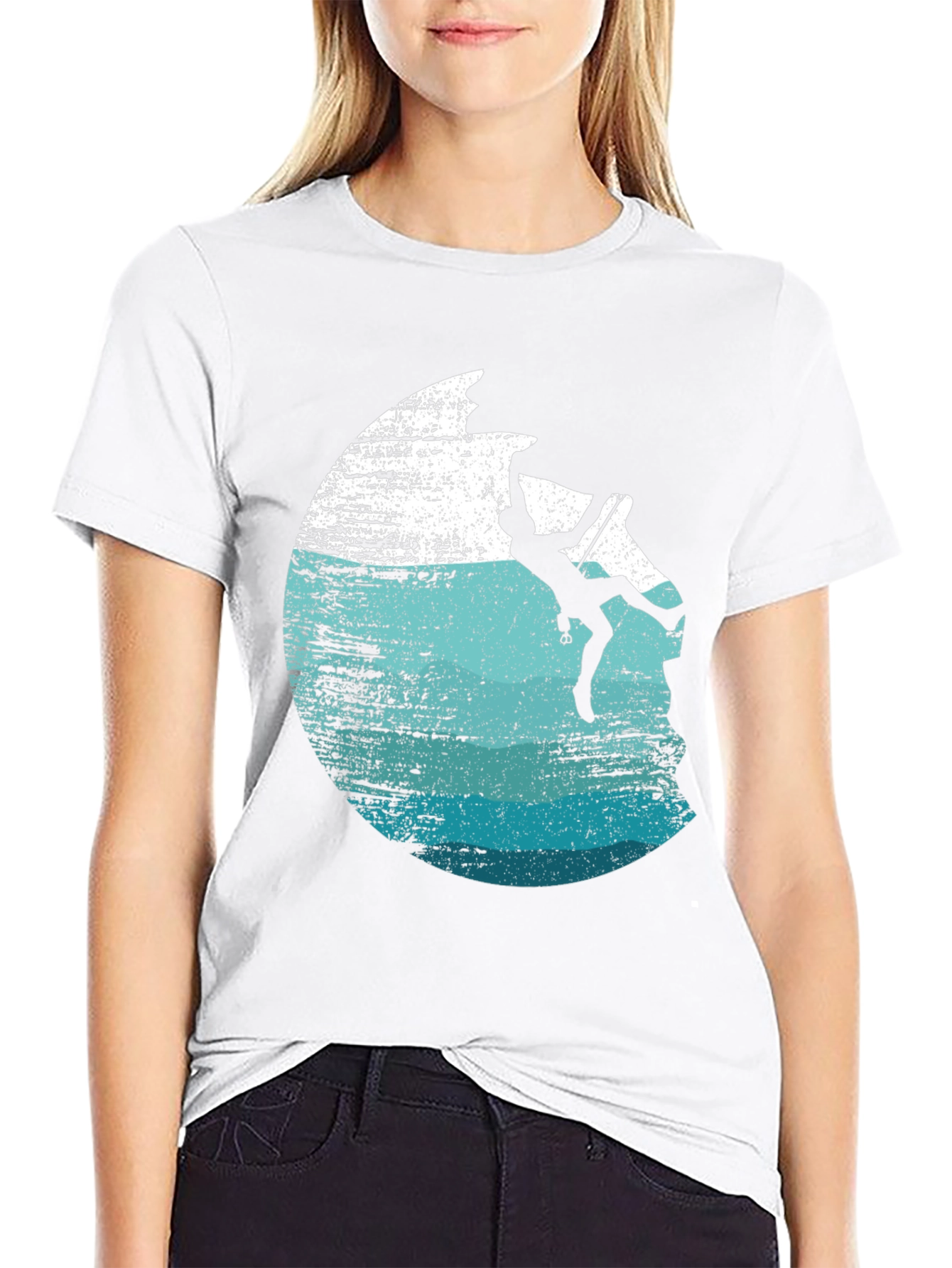 Mens Rock Climbing Graphic Tee