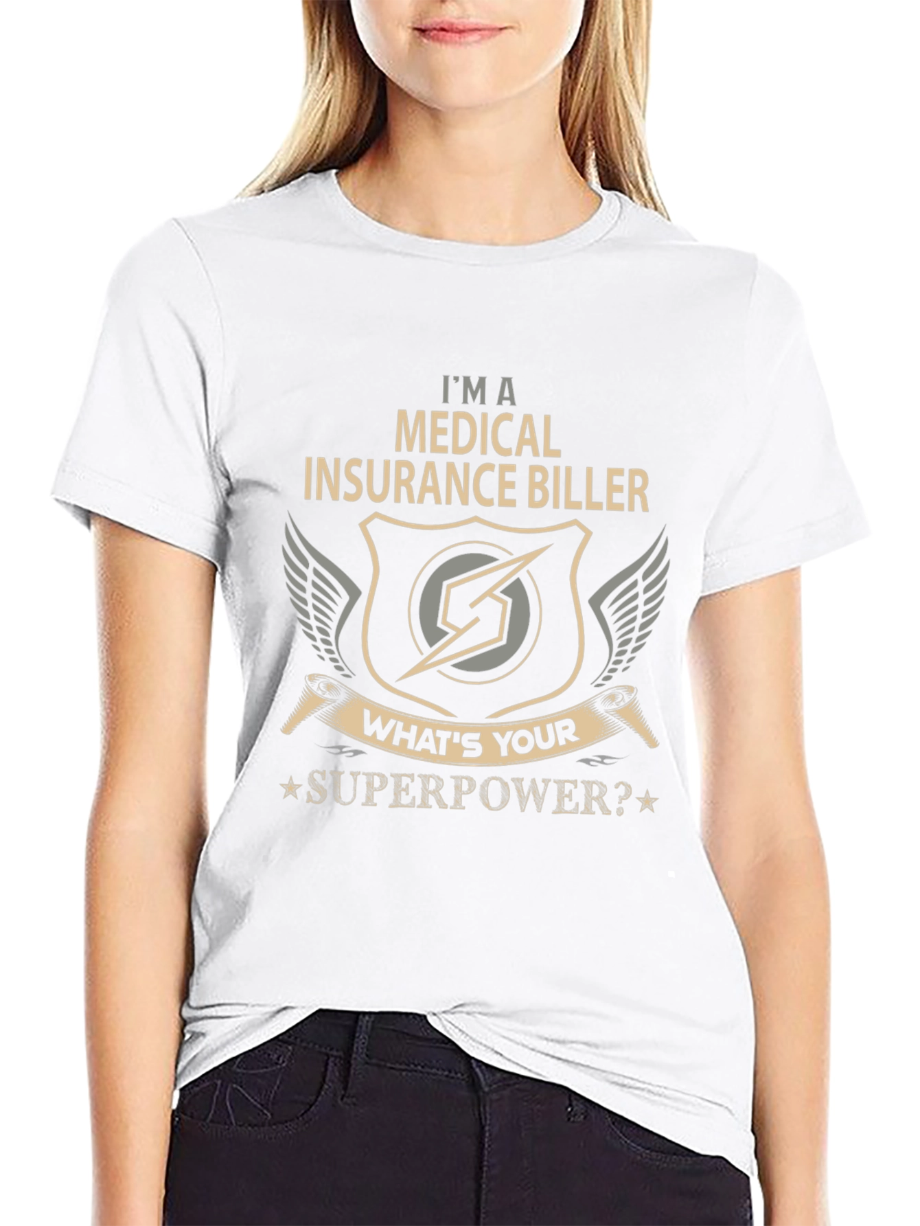 Medical Insurance Biller Superpower Graphic Tee