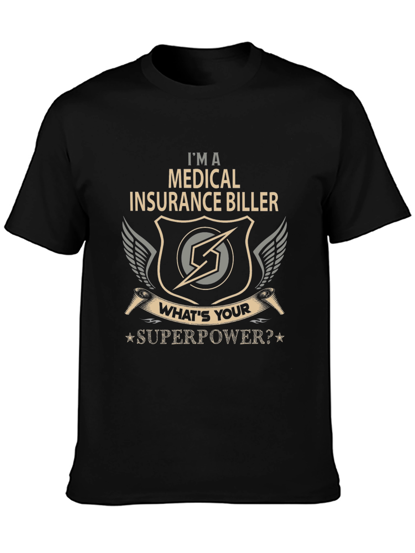 Medical Insurance Biller Superpower Graphic Tee
