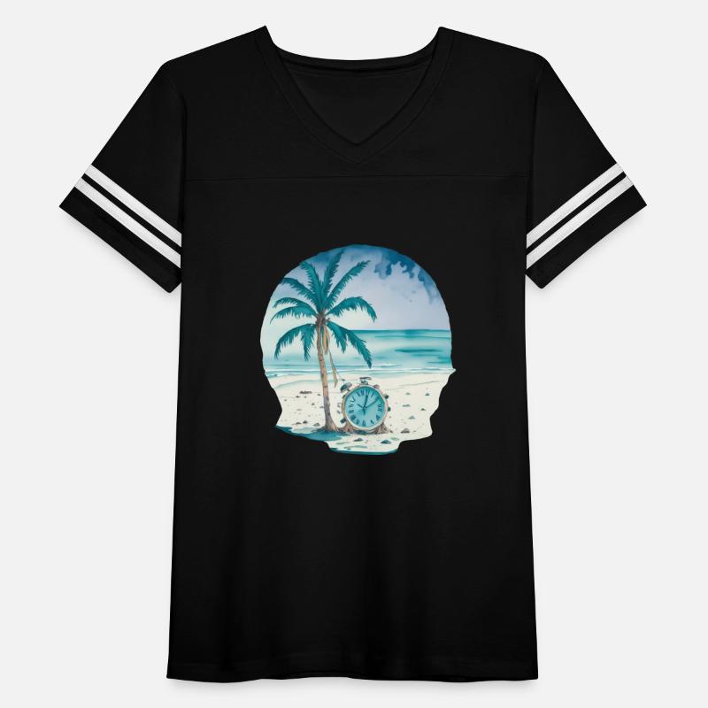 a clock sitting on a beach .