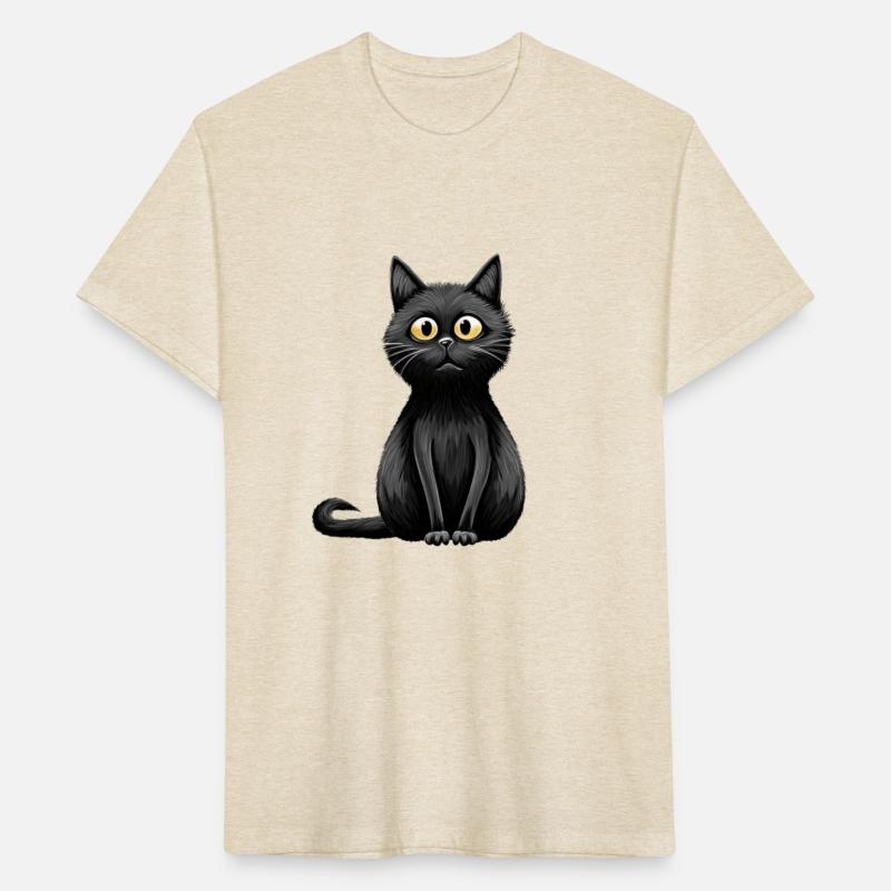 A midnight-colored cat with captivating amber eyes