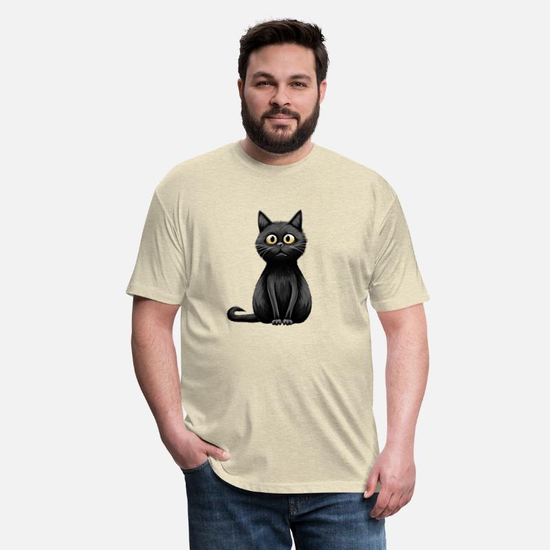 A midnight-colored cat with captivating amber eyes