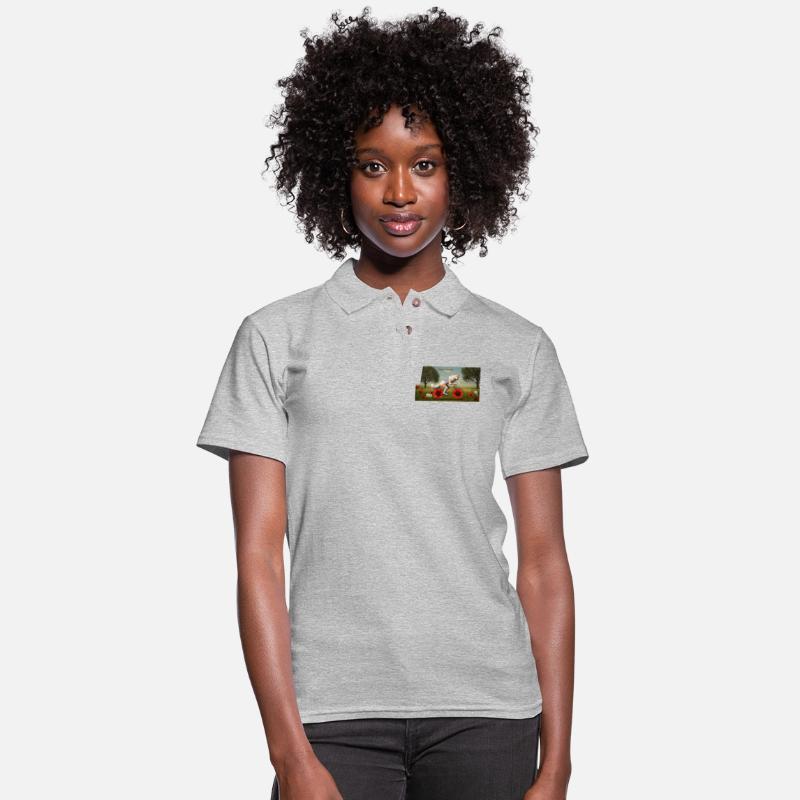 A striking anthropomorphic white wolf