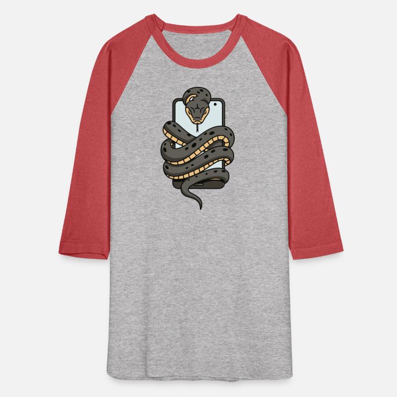 A stylized illustration of a snake wrapped around