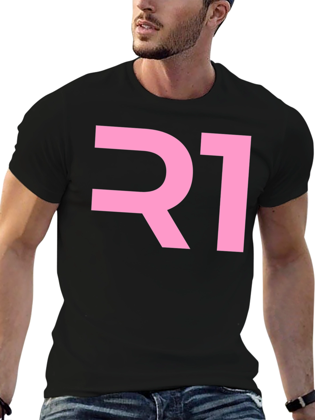 R1 Graphic Black T-Shirt