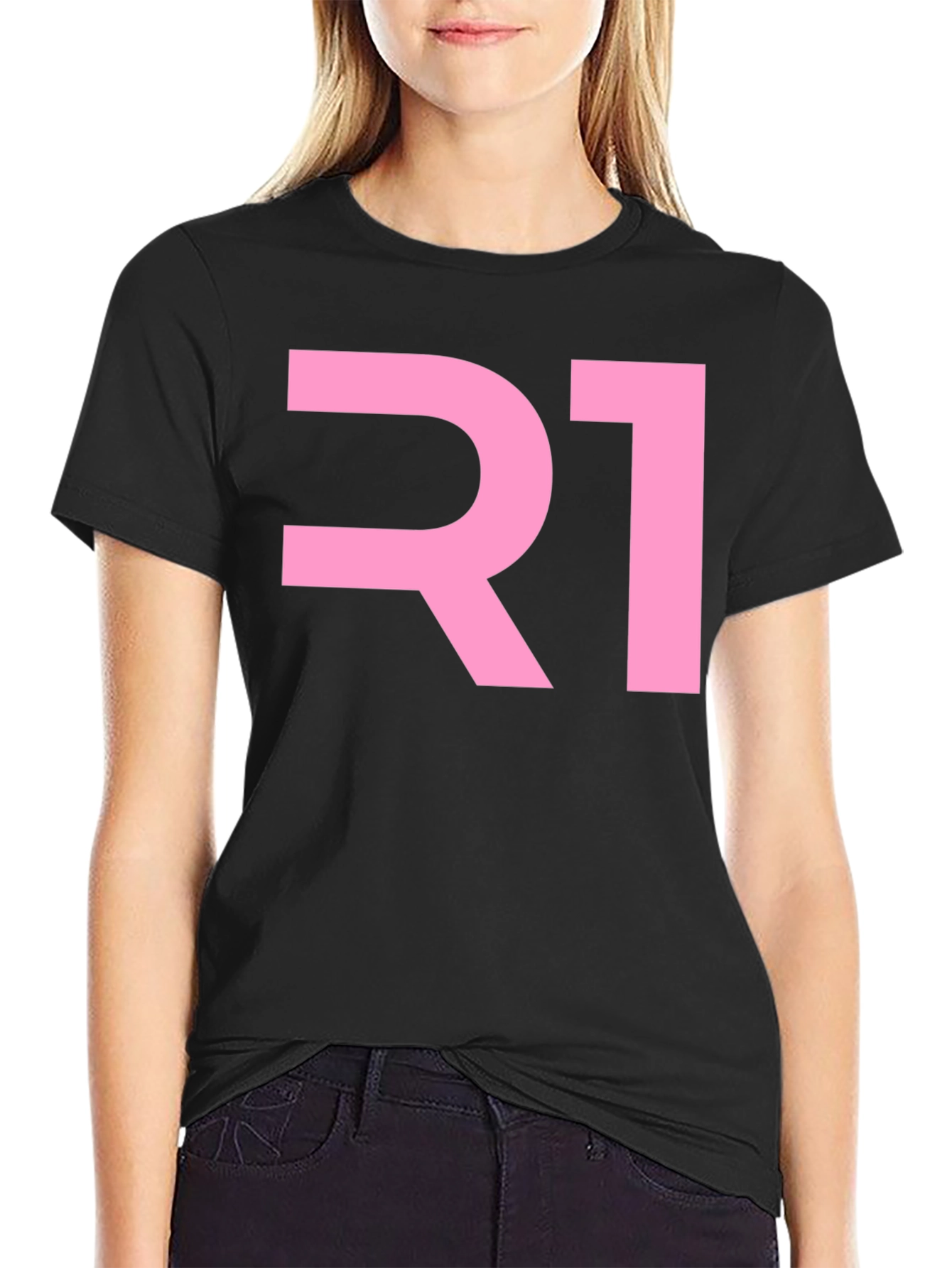 R1 Graphic Black T-Shirt