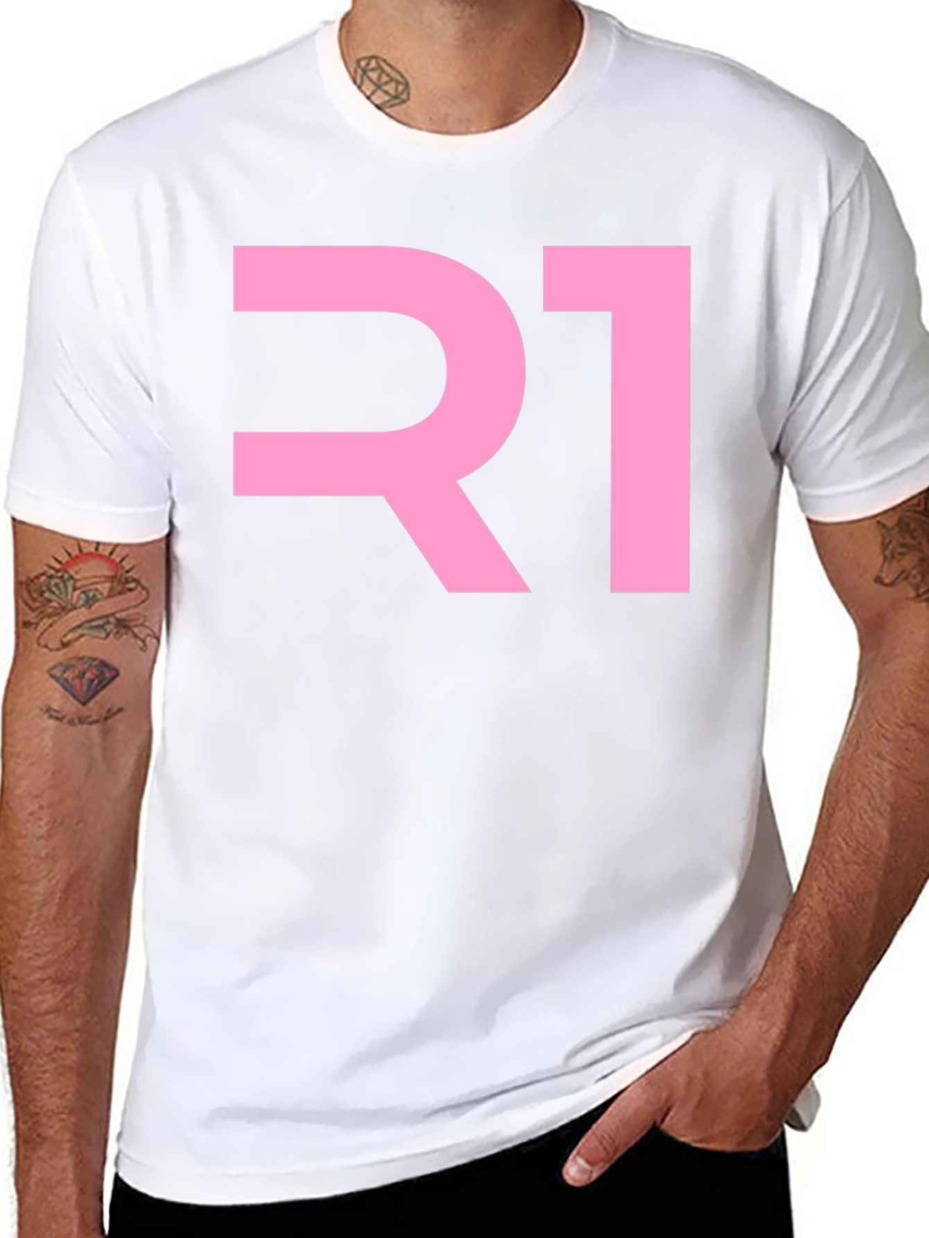 R1 Graphic Black T-Shirt